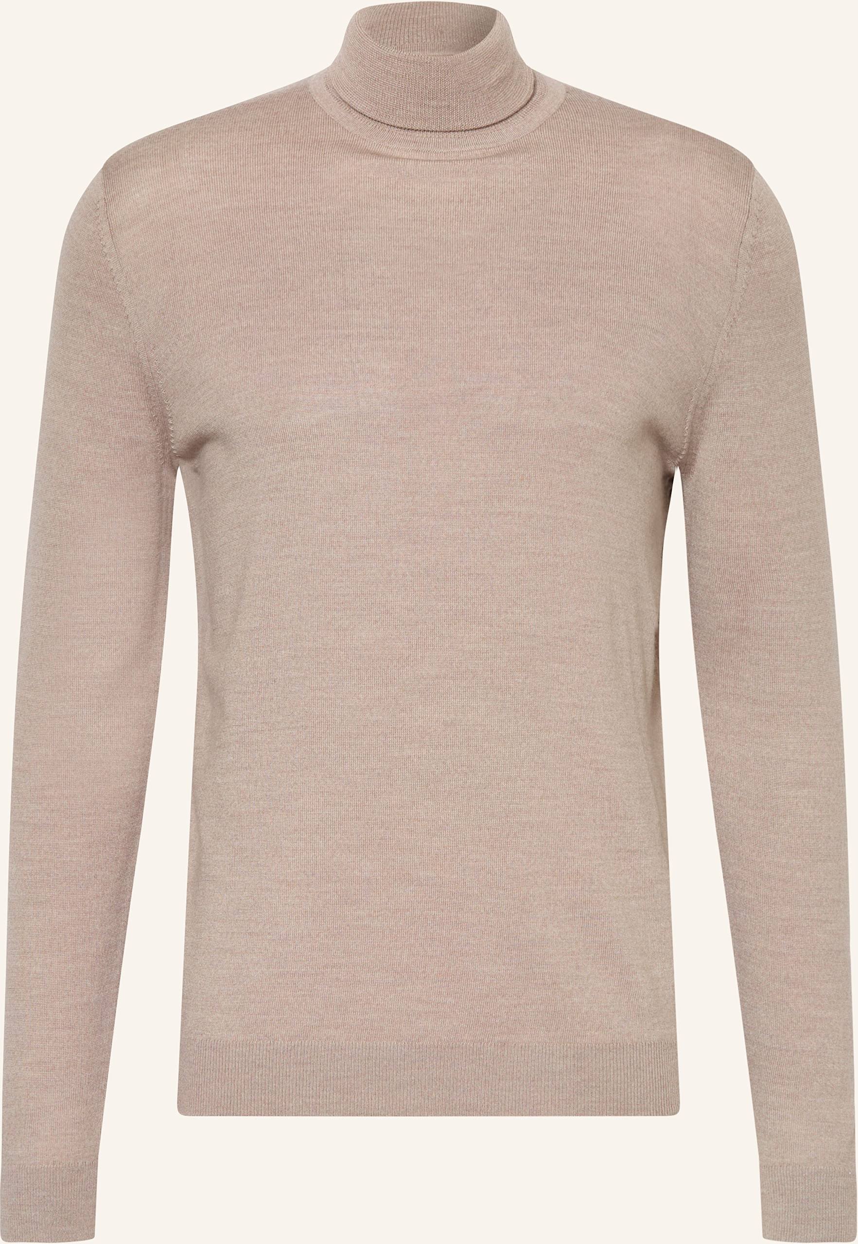 Paul Rollkragenpullover Aus Merinowolle braun