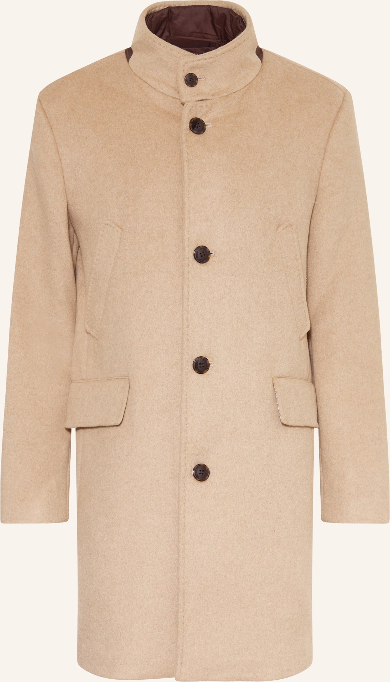 Pierre Cardin Mantel Mit Herausnehmbarer Blende beige