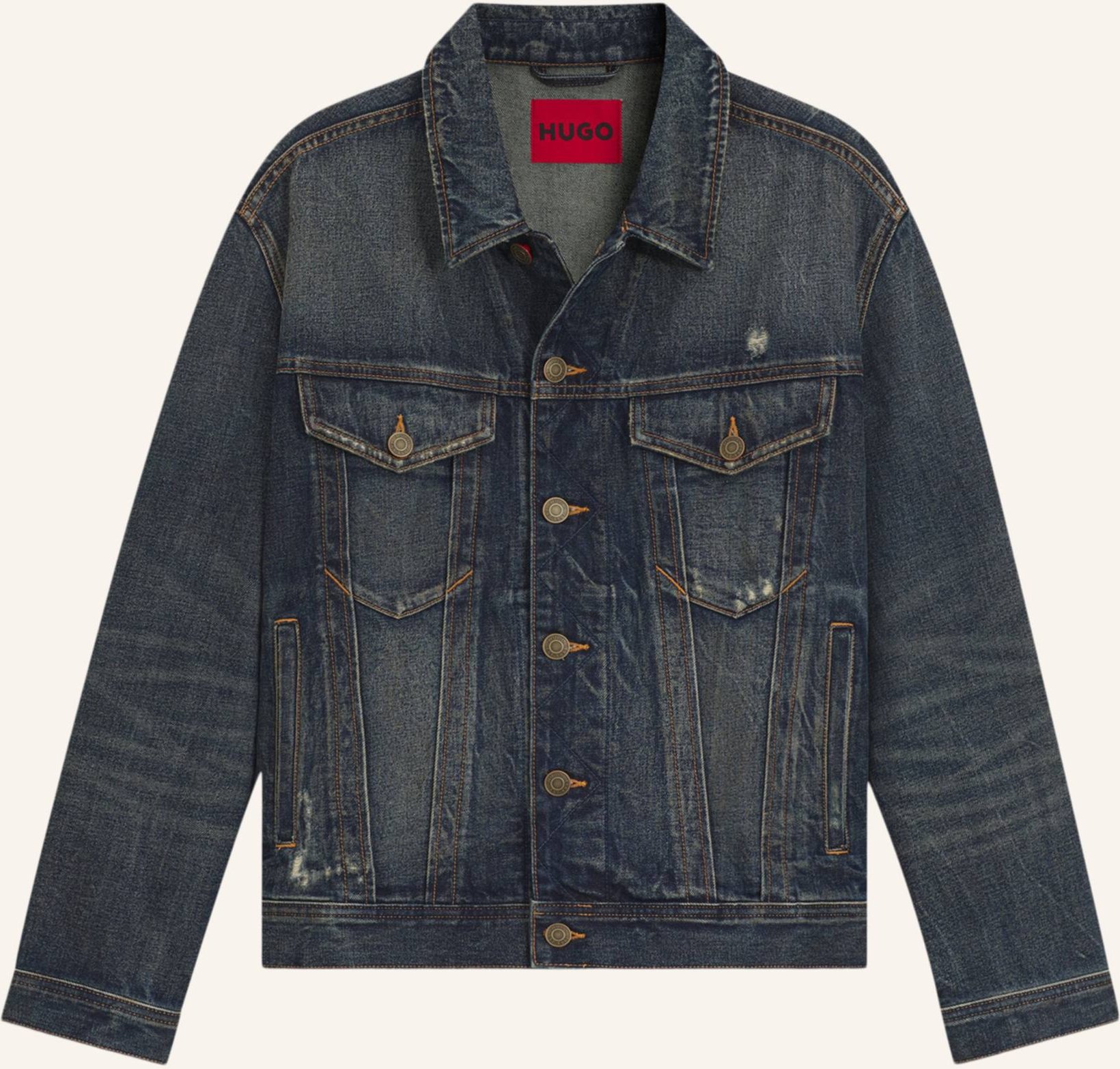 Hugo Casual Jacke Hugo 095 Regular Fit blau