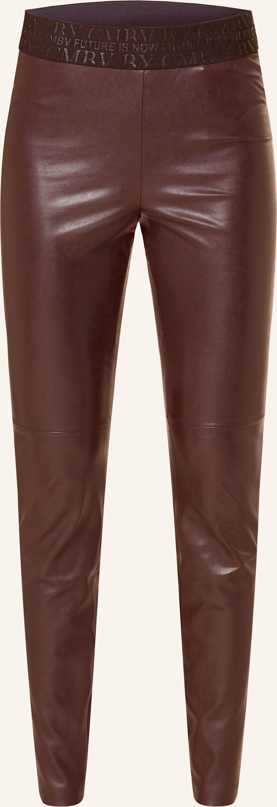 Thumbnail - Cambio Leggings Randa In Lederoptik rot