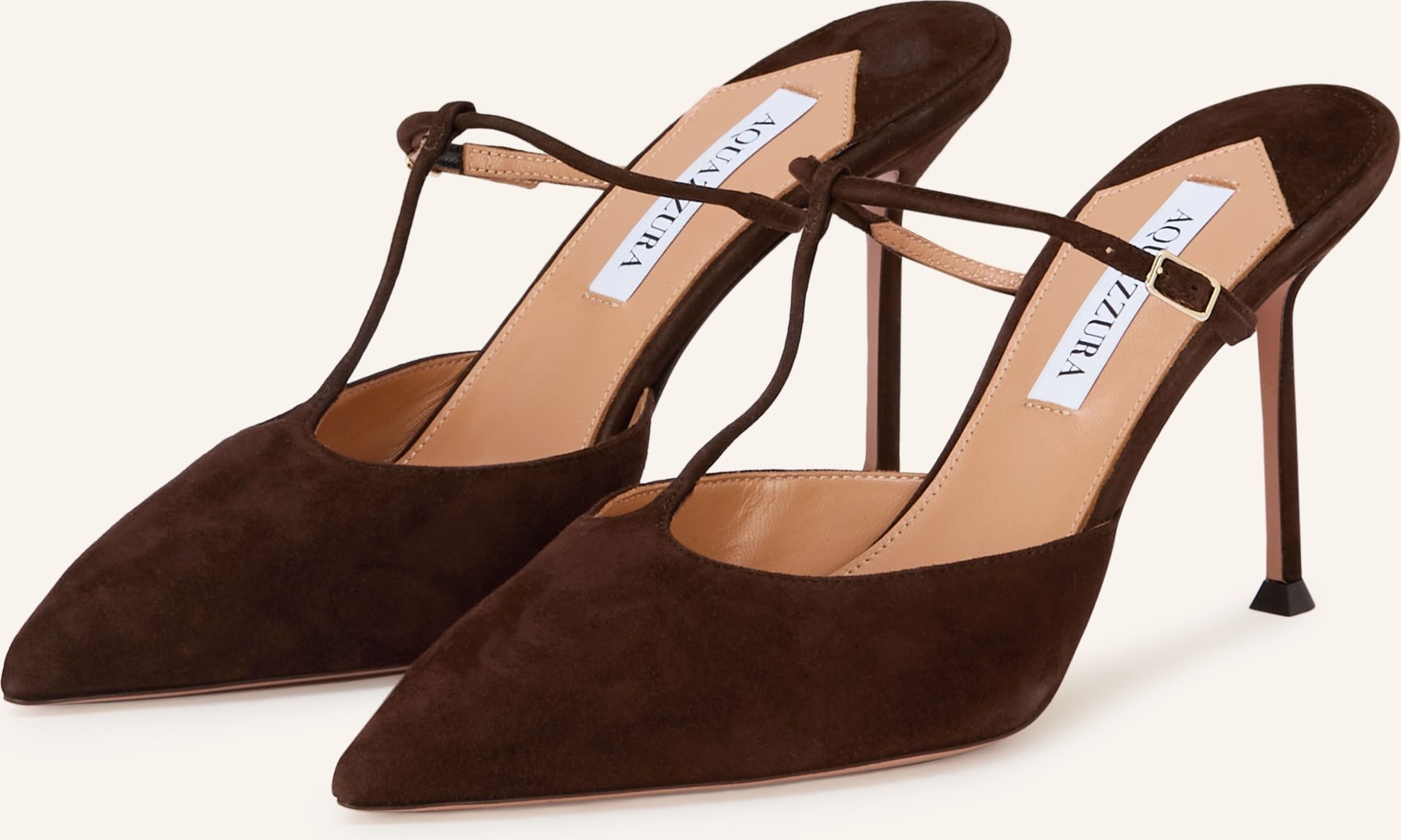 Aquazzura Mules Sorbonne braun