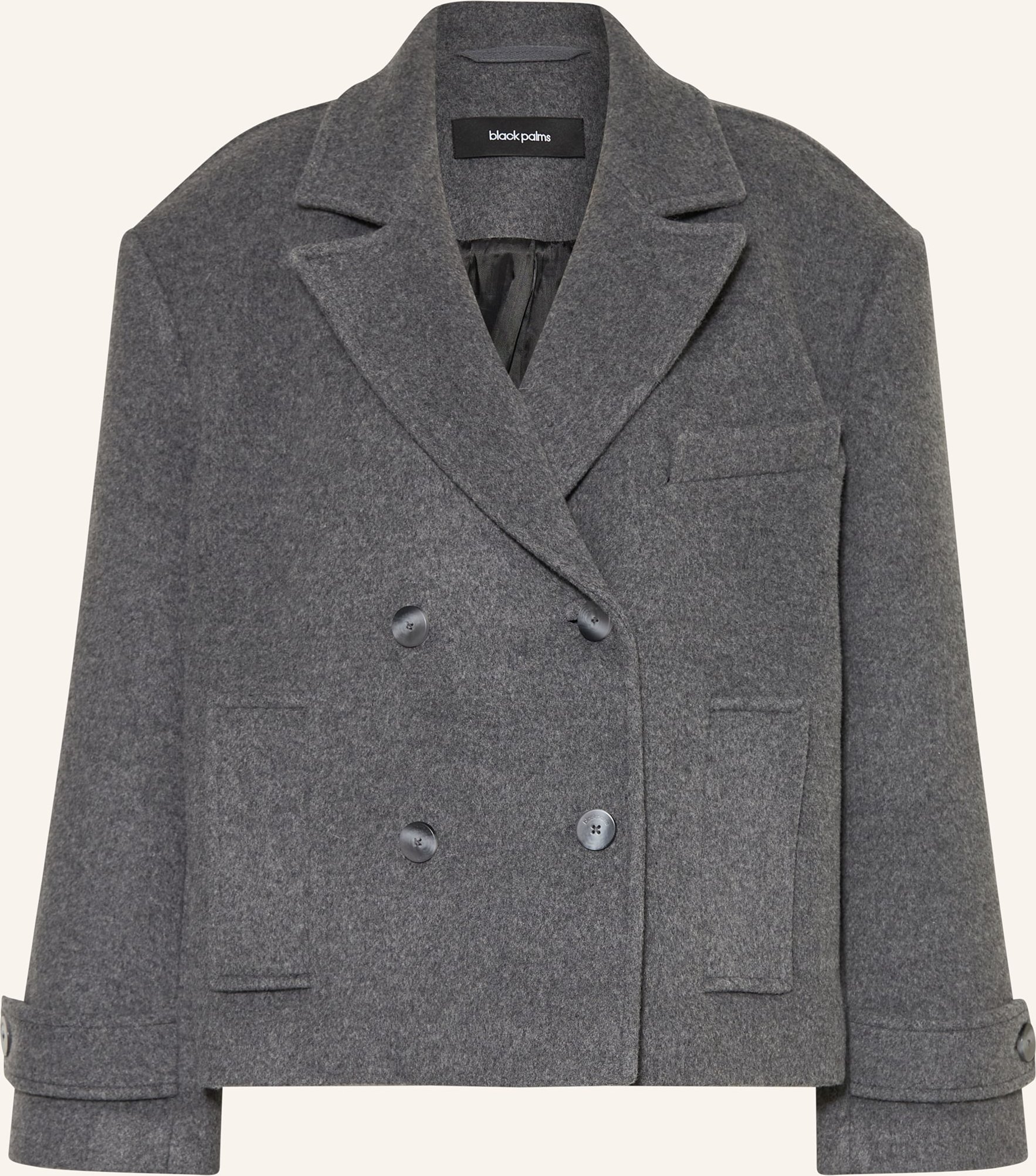 Black Palms Cabanjacke Jamyna grau