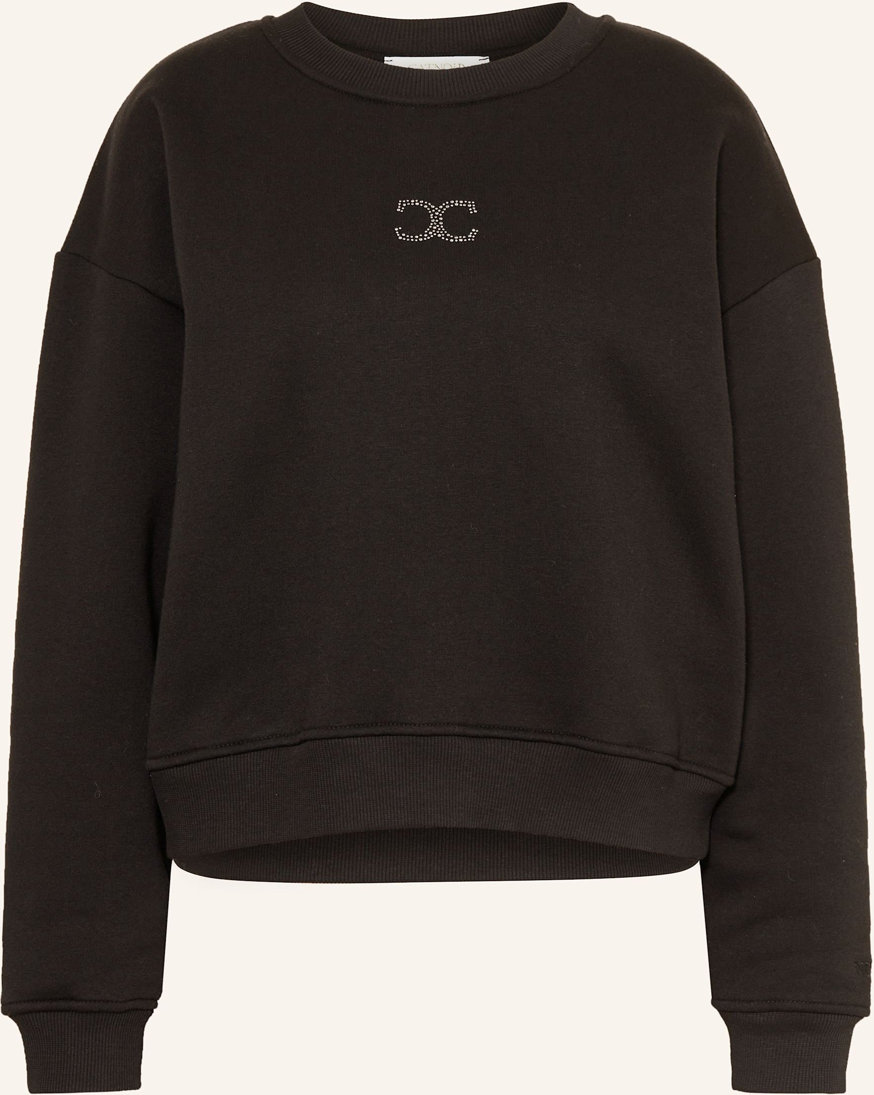 Thumbnail - Catnoir Sweatshirt Mit Schmucksteinen schwarz