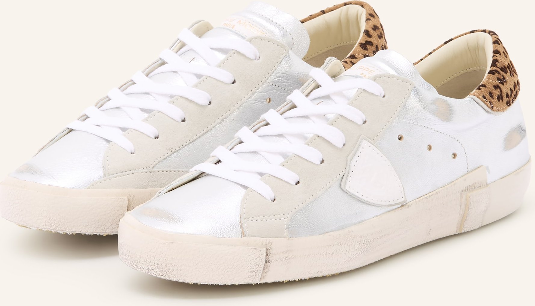 Philippe Model Sneaker Prsx silber