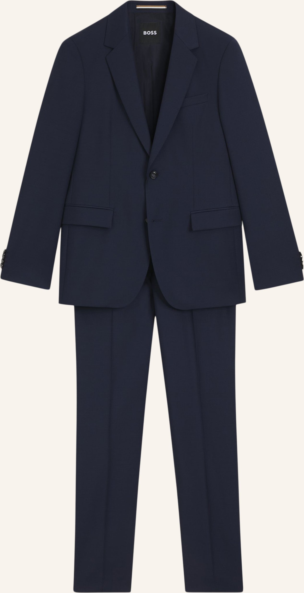 Boss Business Anzug H-Houston-2pcs-252 Slim Fit blau