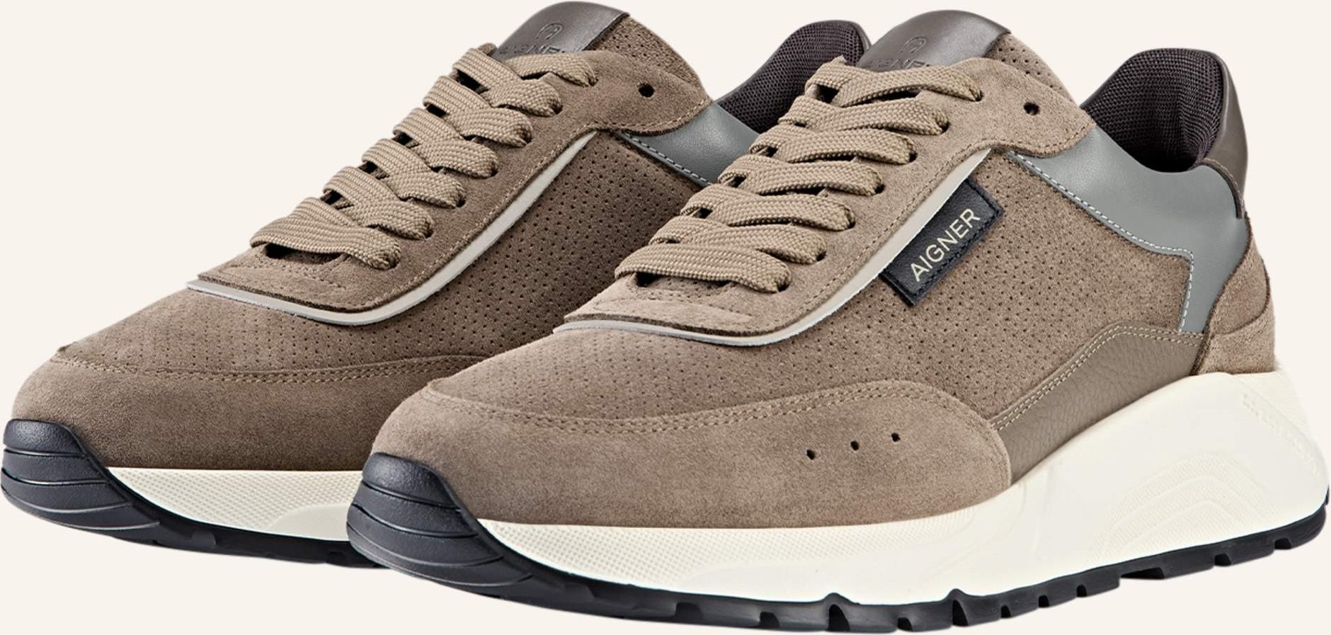 Thumbnail - Aigner Runner Sneaker Justin 4f braun