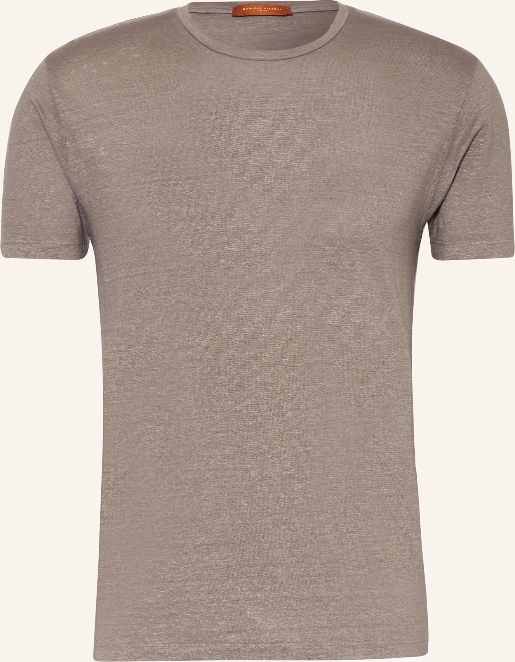 Daniele Fiesoli T-Shirt Aus Leinen beige