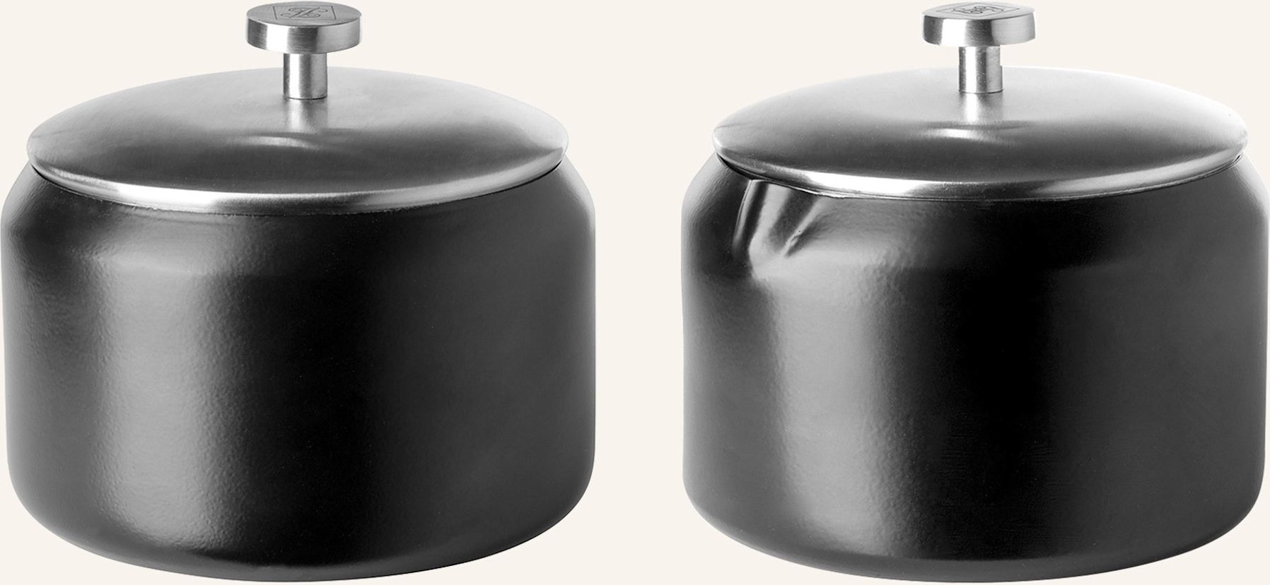 Fink Milch Und Zucker Set Duo schwarz