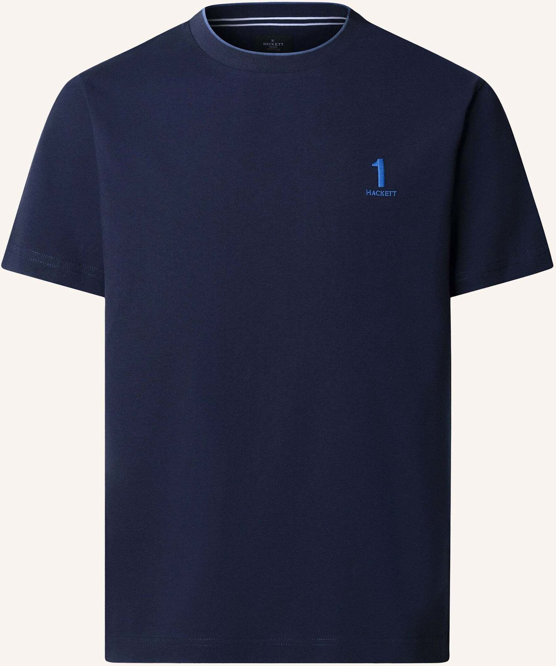 Hackett London T-Shirt Heritage Nbr Tee blau