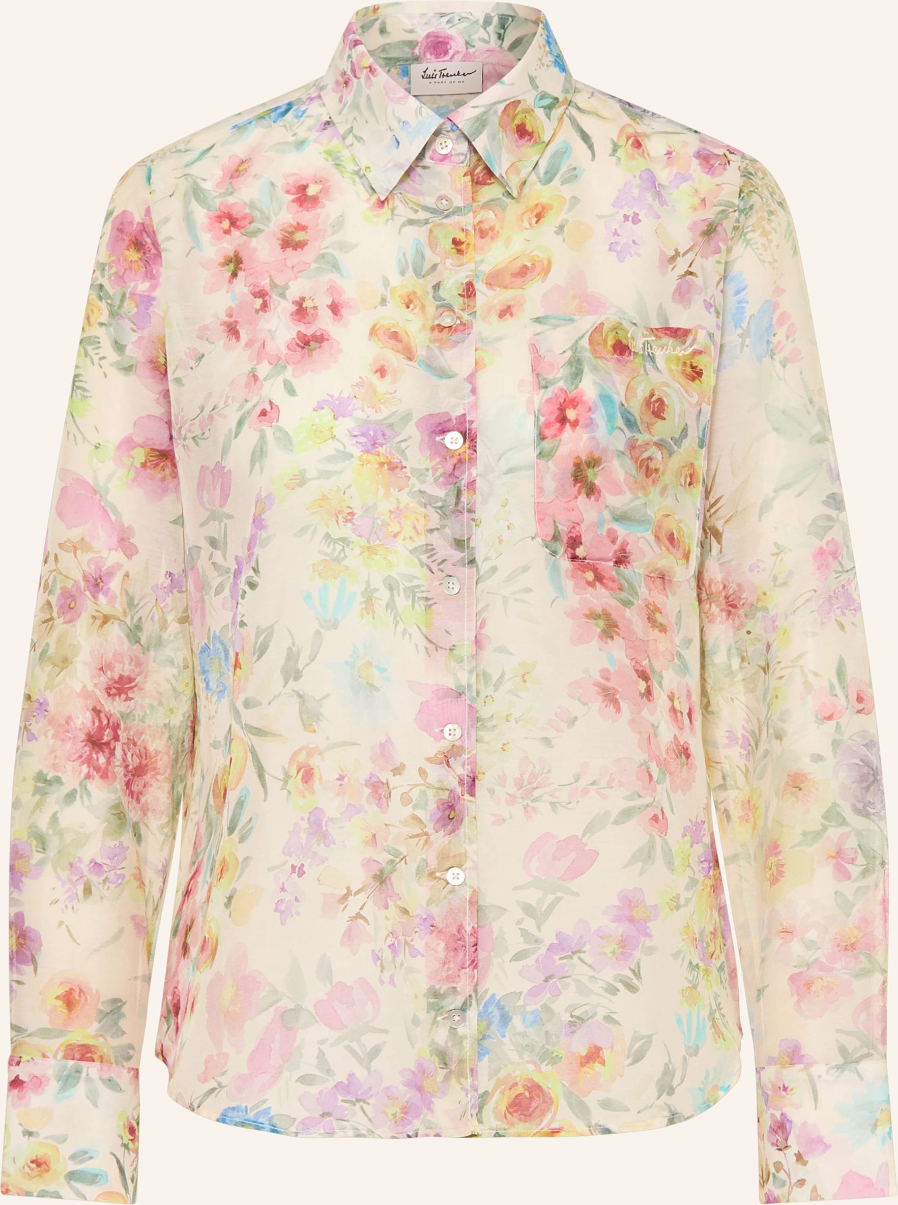 Luis Trenker Hemdbluse Lubarbarella weiss