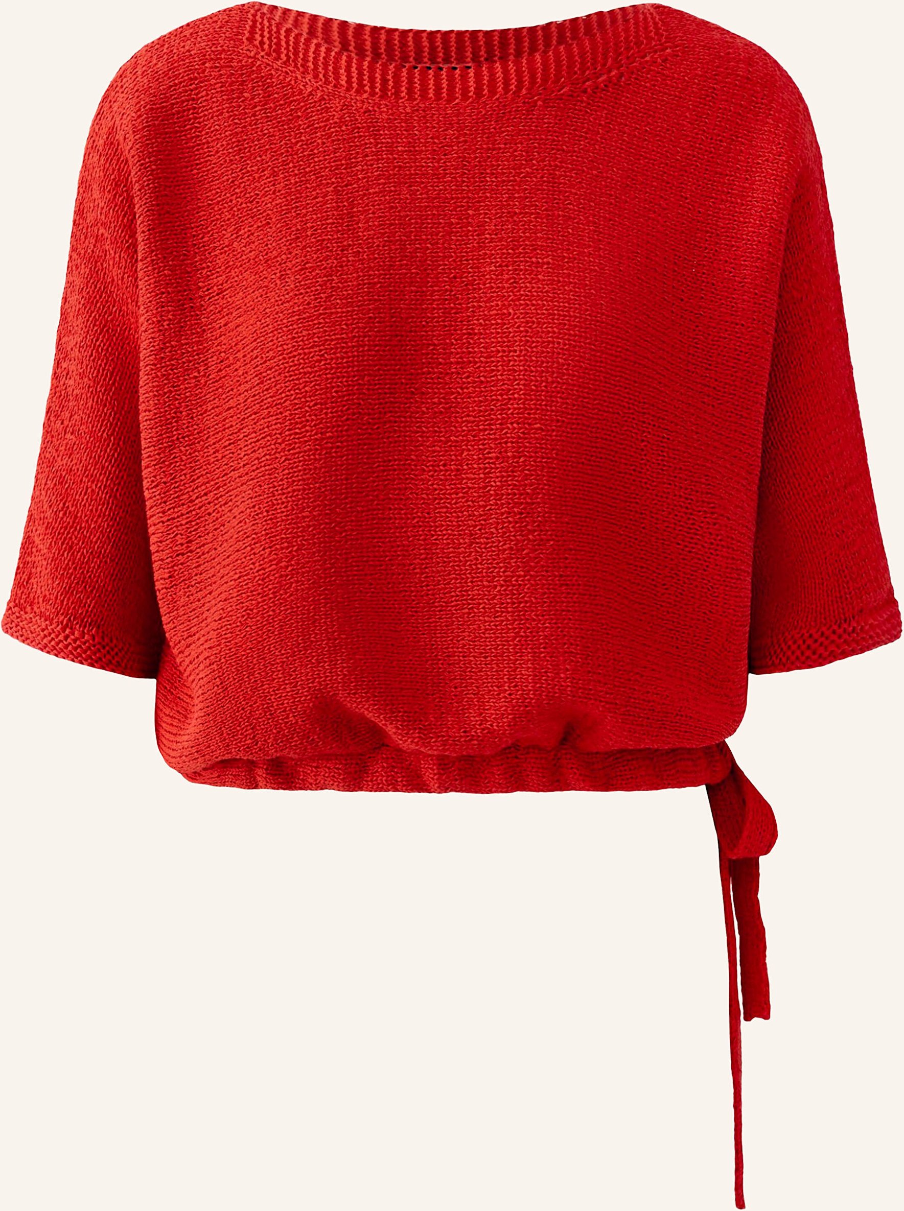 Thumbnail - Oui Strickshirt Mit 3/4-Arm rot