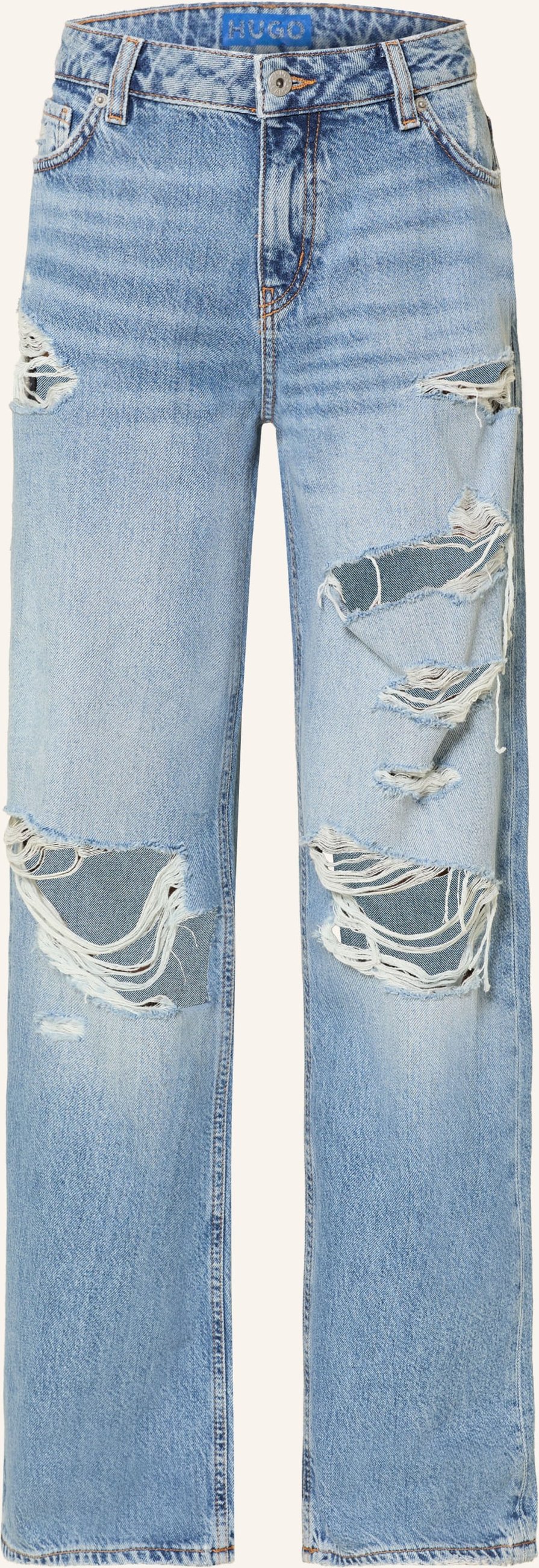 Hugo Wide Leg Jeans Gamala blau