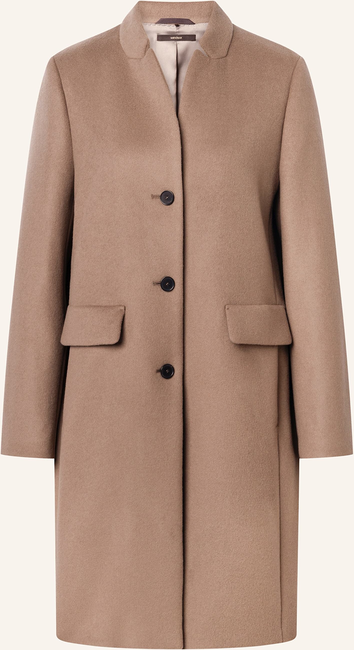 Windsor. Wollmantel braun