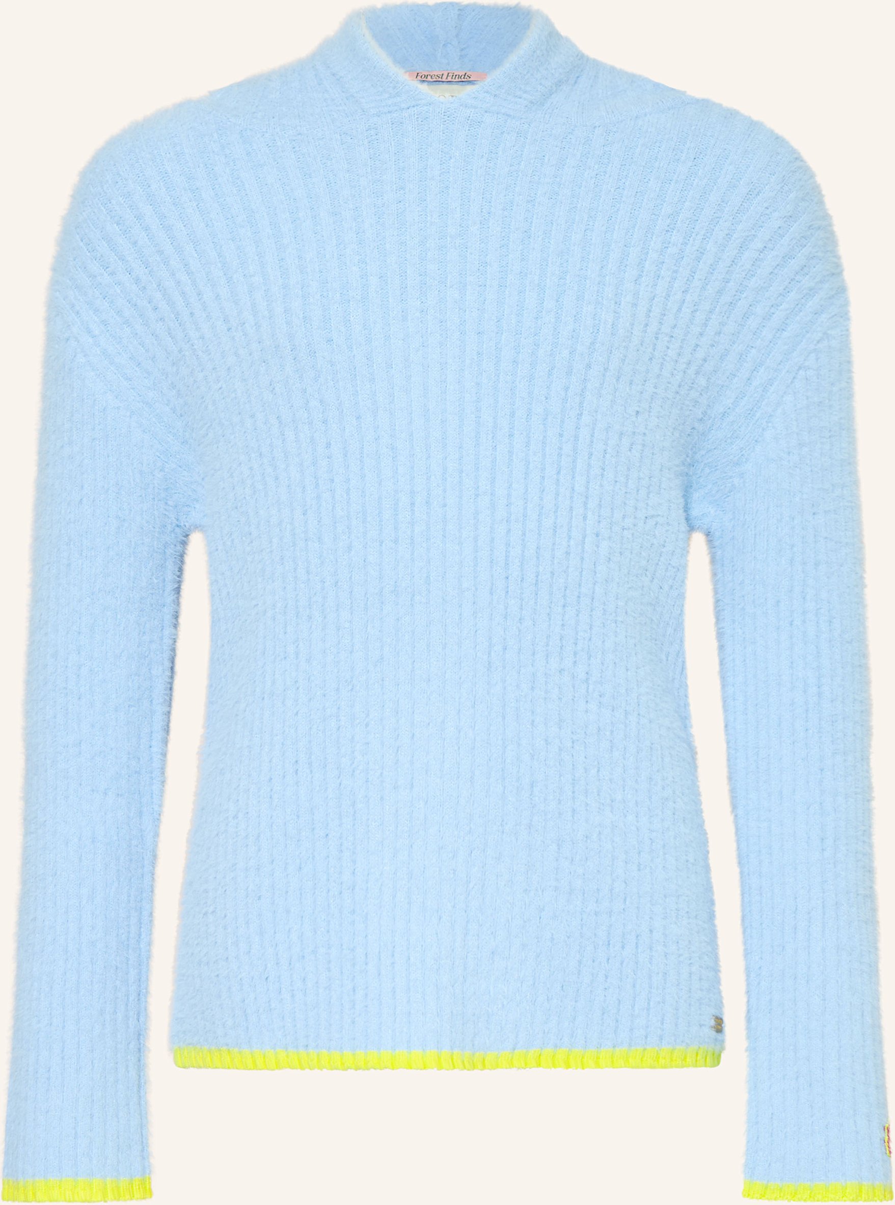 Scotch & Soda Strick-Hoodie blau