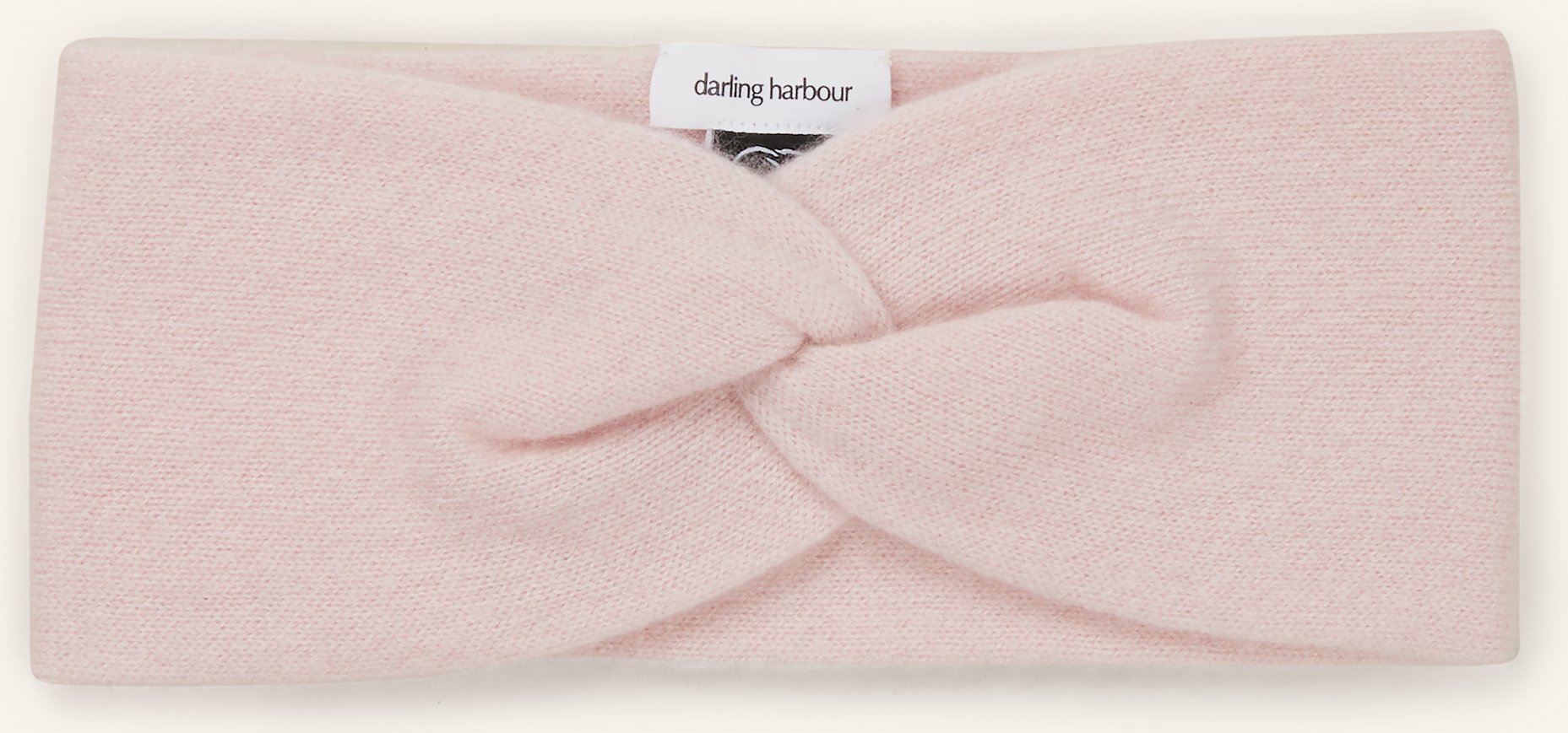 Darling Harbour Stirnband Aus Cashmere rosa