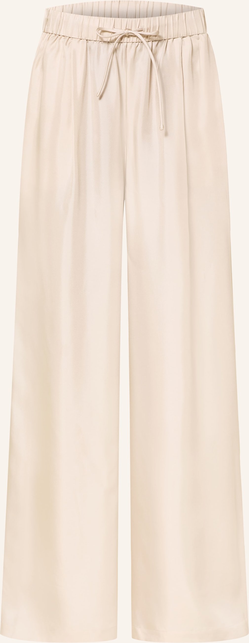 Alcidia Da Veiga Marlenehose Aus Seide beige