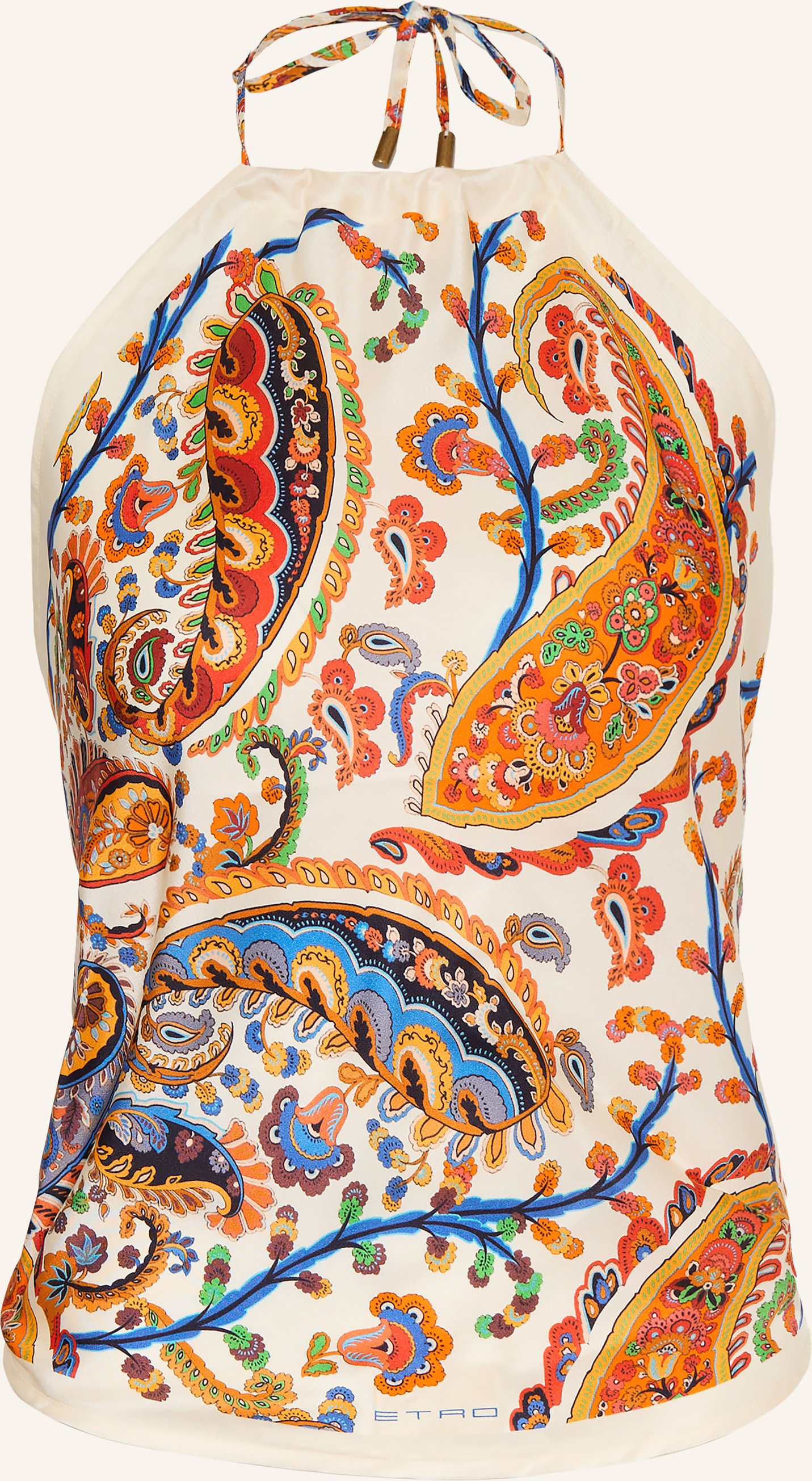 Etro Seidentop weiss