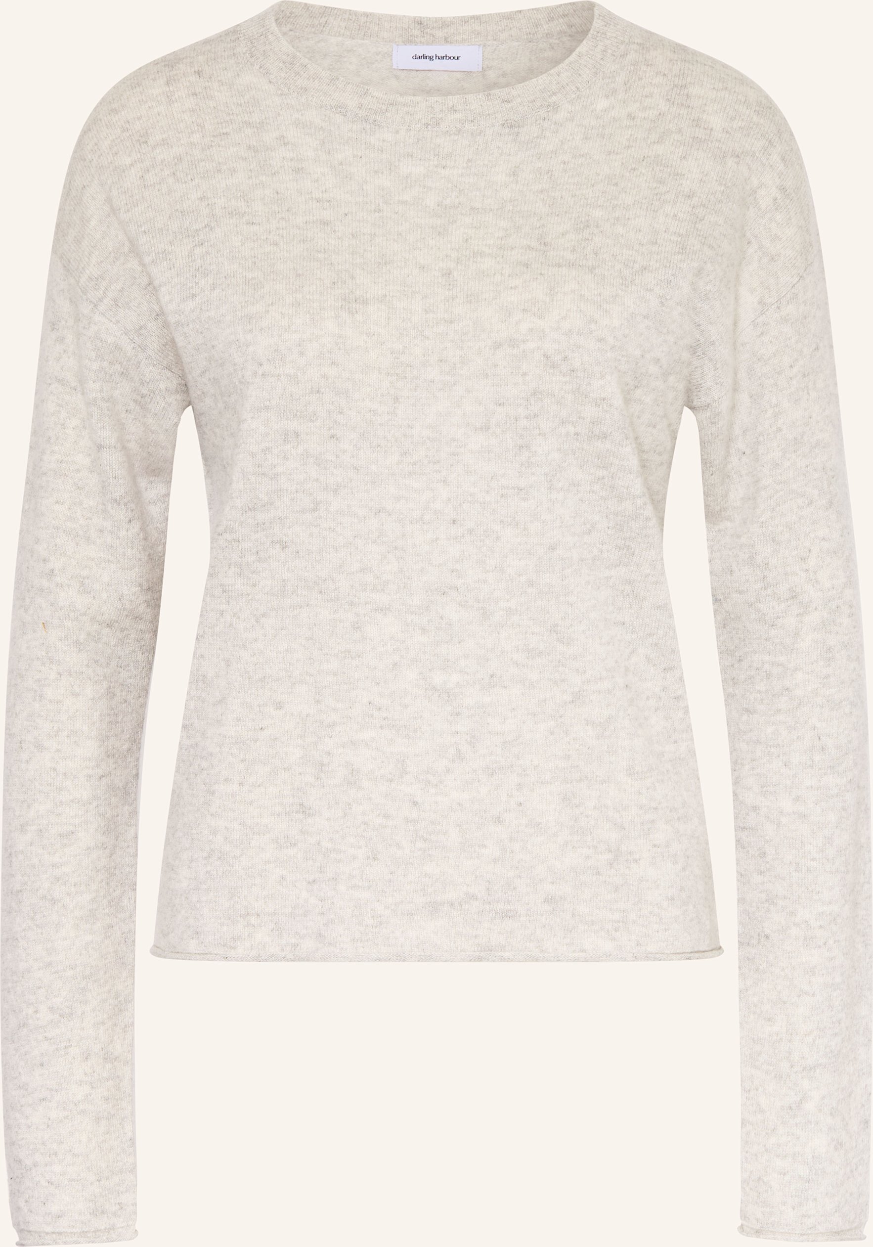 Darling Harbour Cashmere-Pullover grau