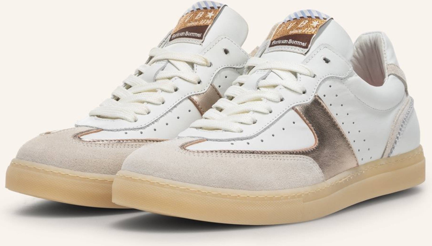 Floris Van Bommel Sneaker Minni 04 weiss