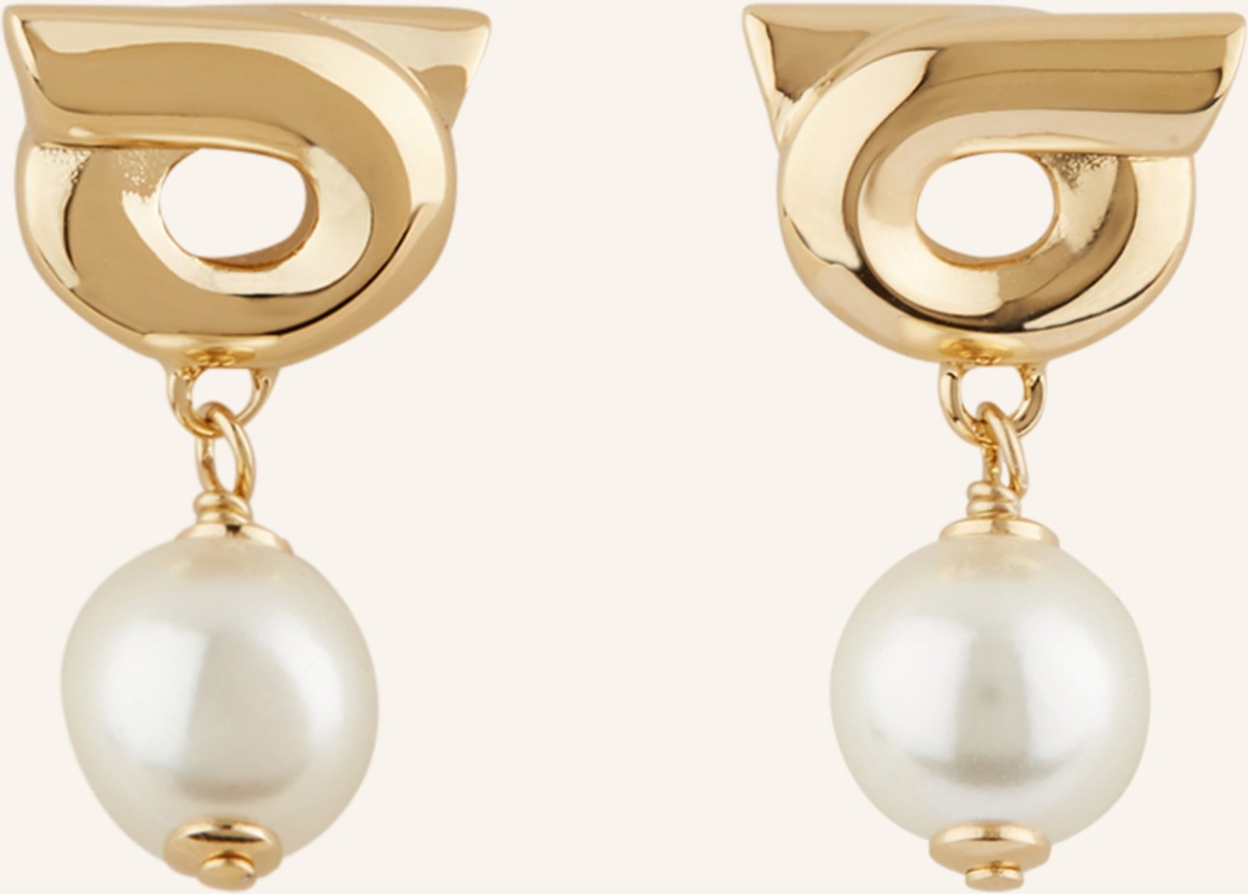 Ferragamo Ohrstecker Gancio gold