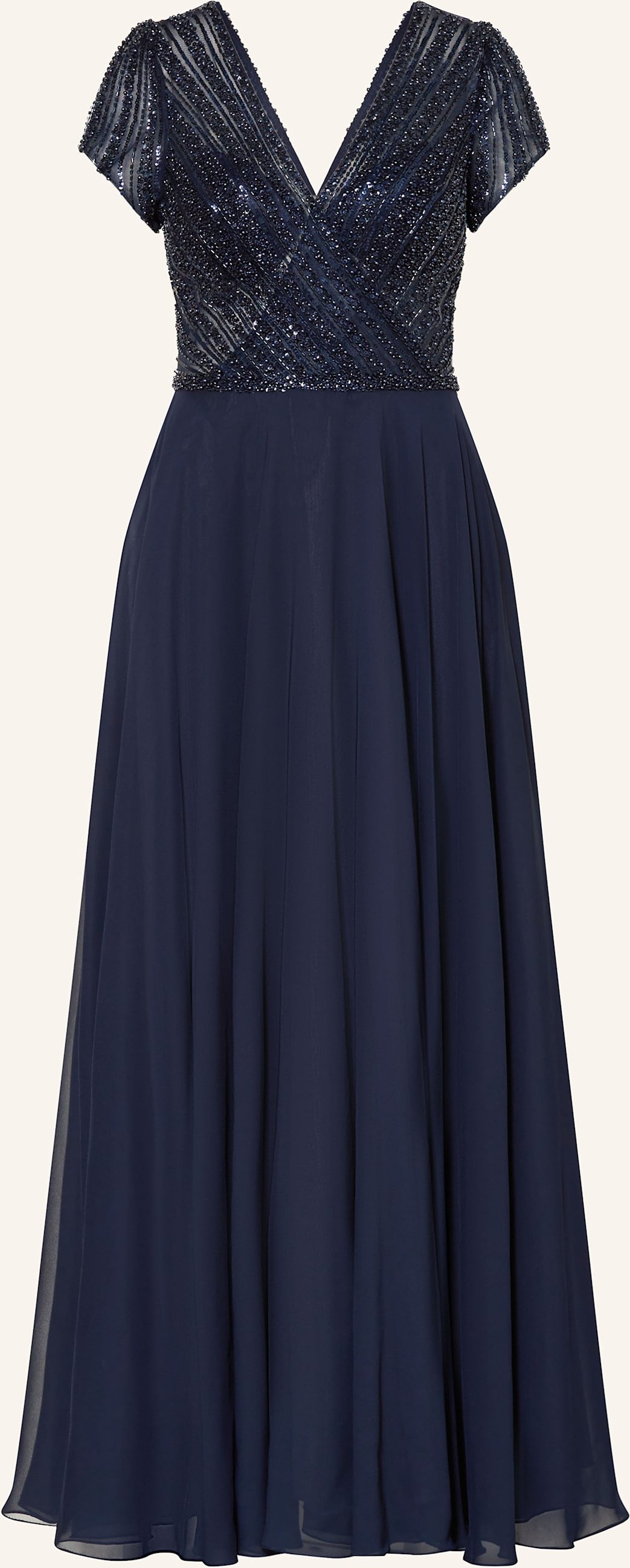 Hey Kyla Abendkleid Mit Schmucksteinen Und Pailletten blau