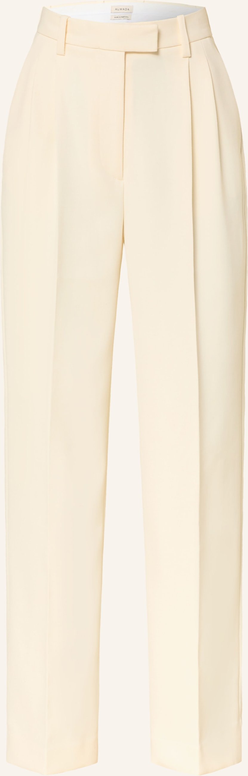 Almada Label Marlenehose Amel weiss