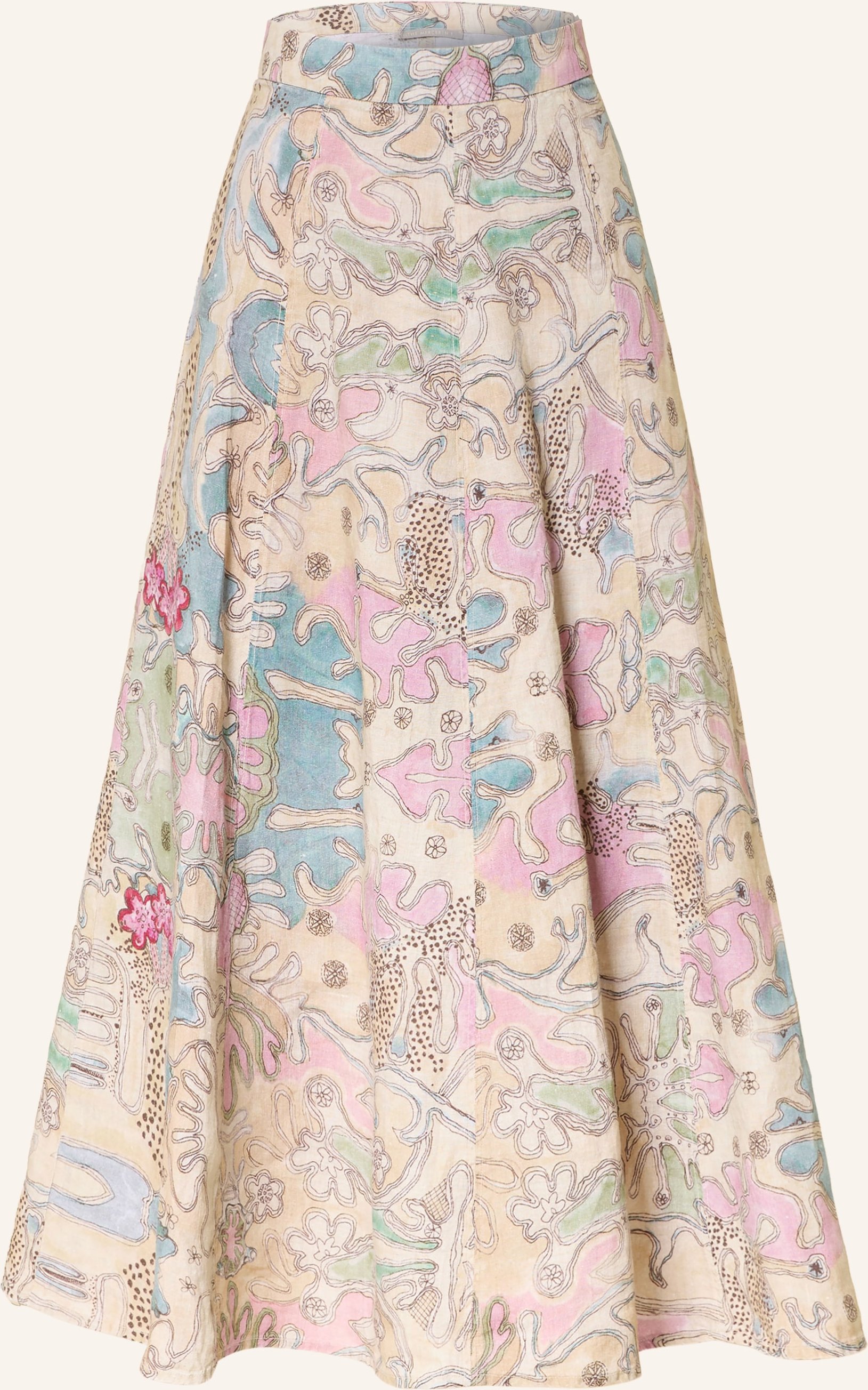 (The Mercer) N.Y. Leinenrock gelb