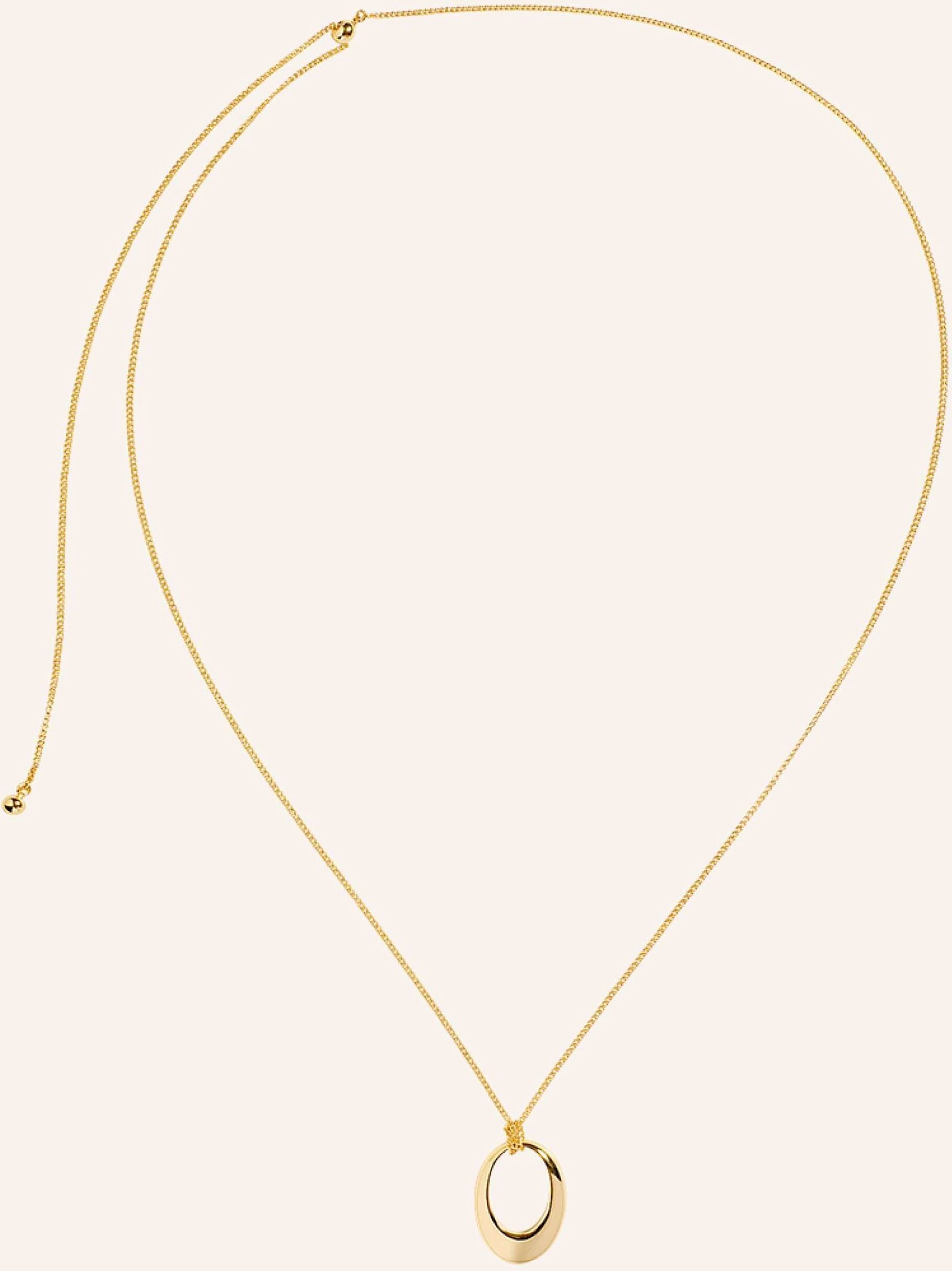 Pompidou Halskette Oval Pebbles Necklace By Glambou gold