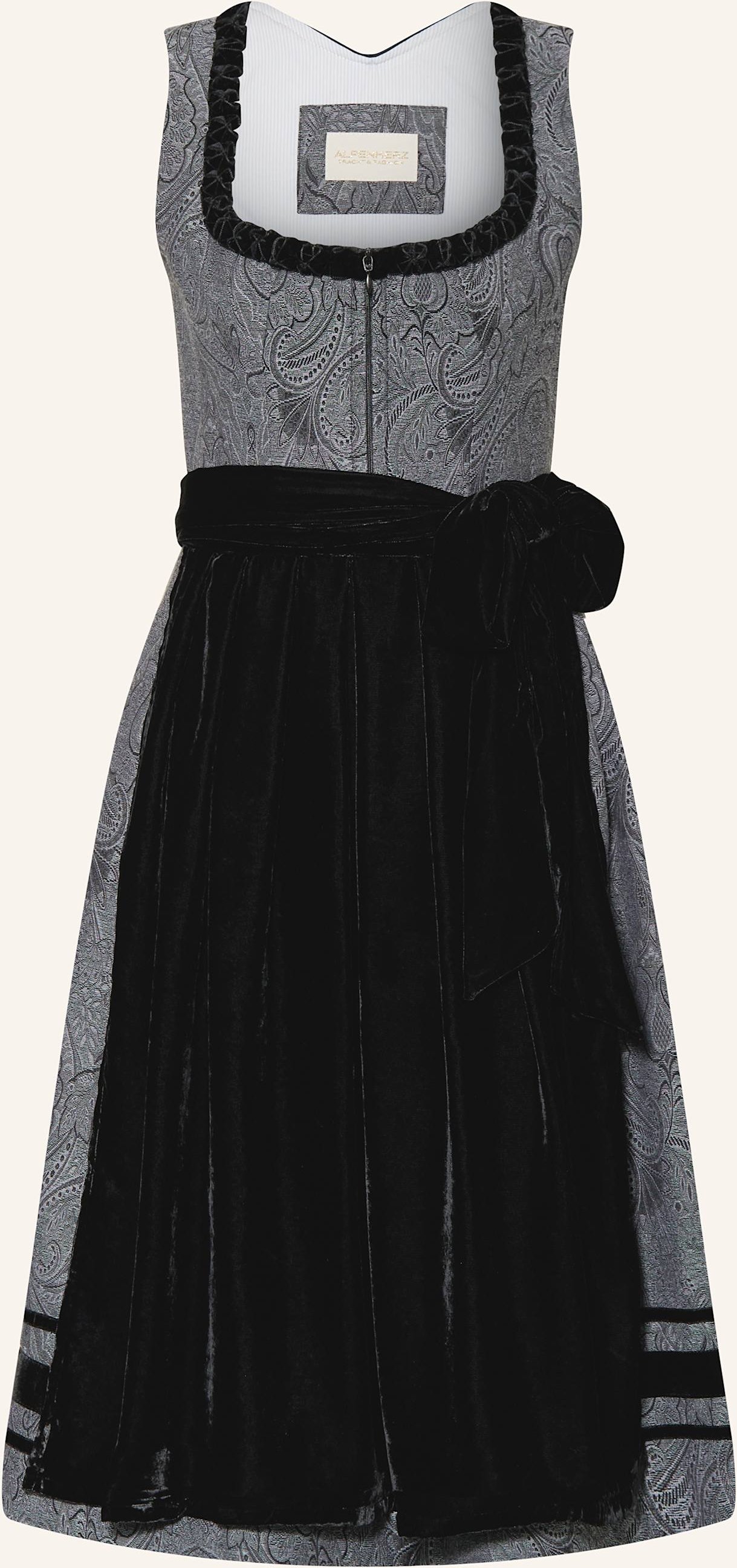 Alpenherz Dirndl Carina grau
