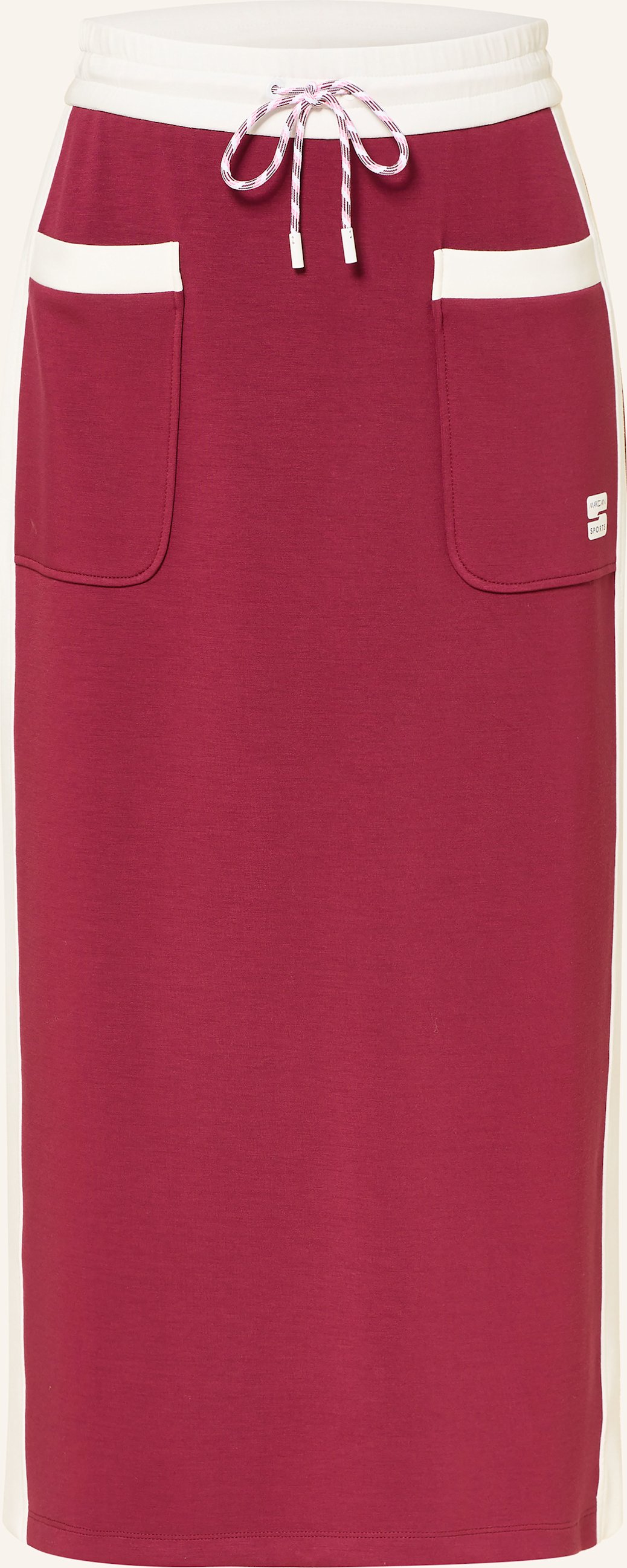 Thumbnail - Marc Cain Sweatrock Mit Galonstreifen rot