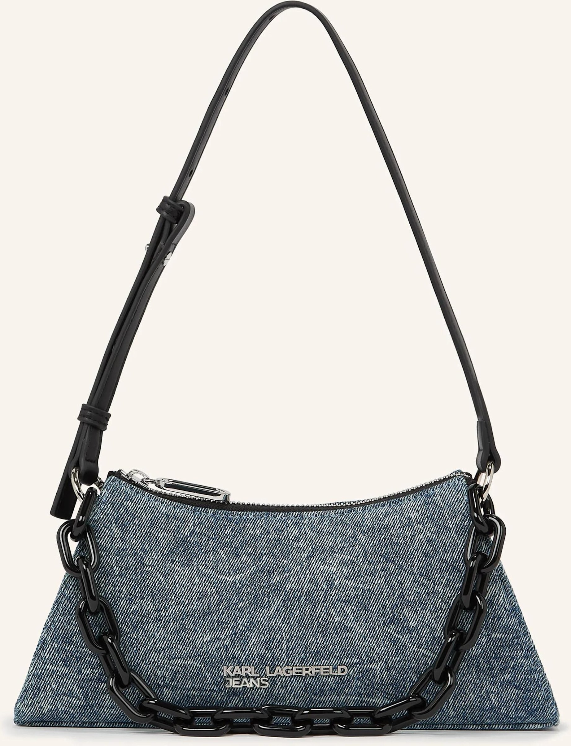 Karl Lagerfeld Jeans Schultertasche blau