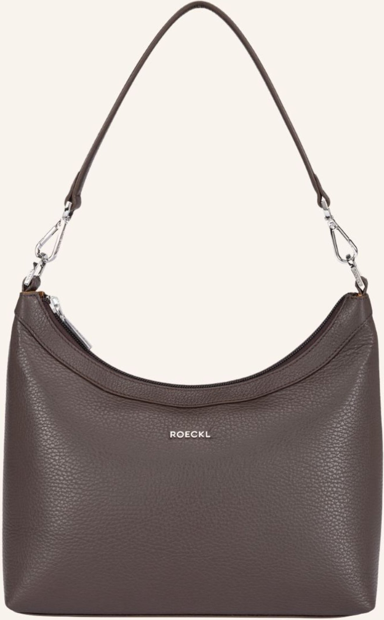 Roeckl Schultertasche Diana Grained Small braun
