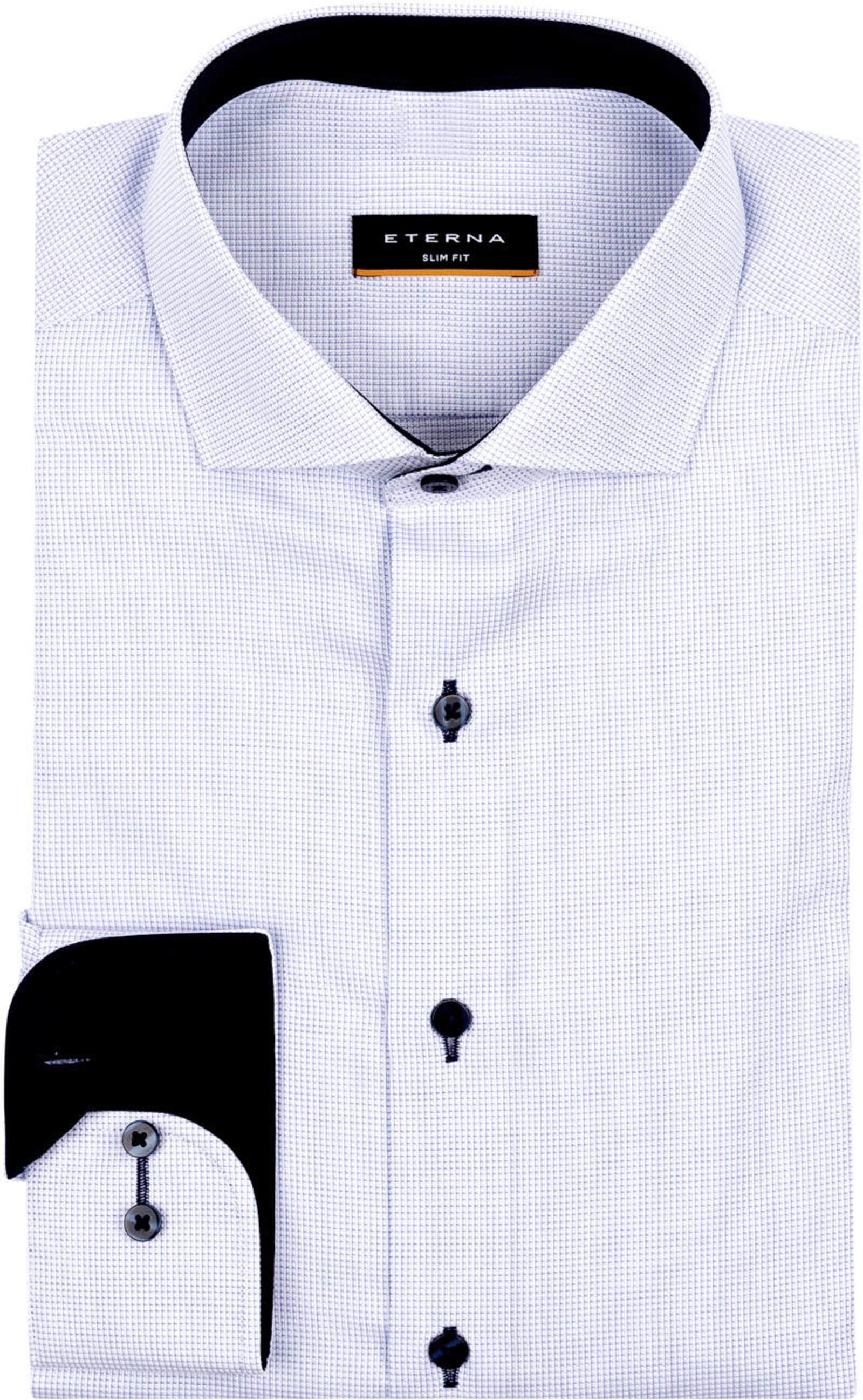 Eterna Hemd Slim Fit blau