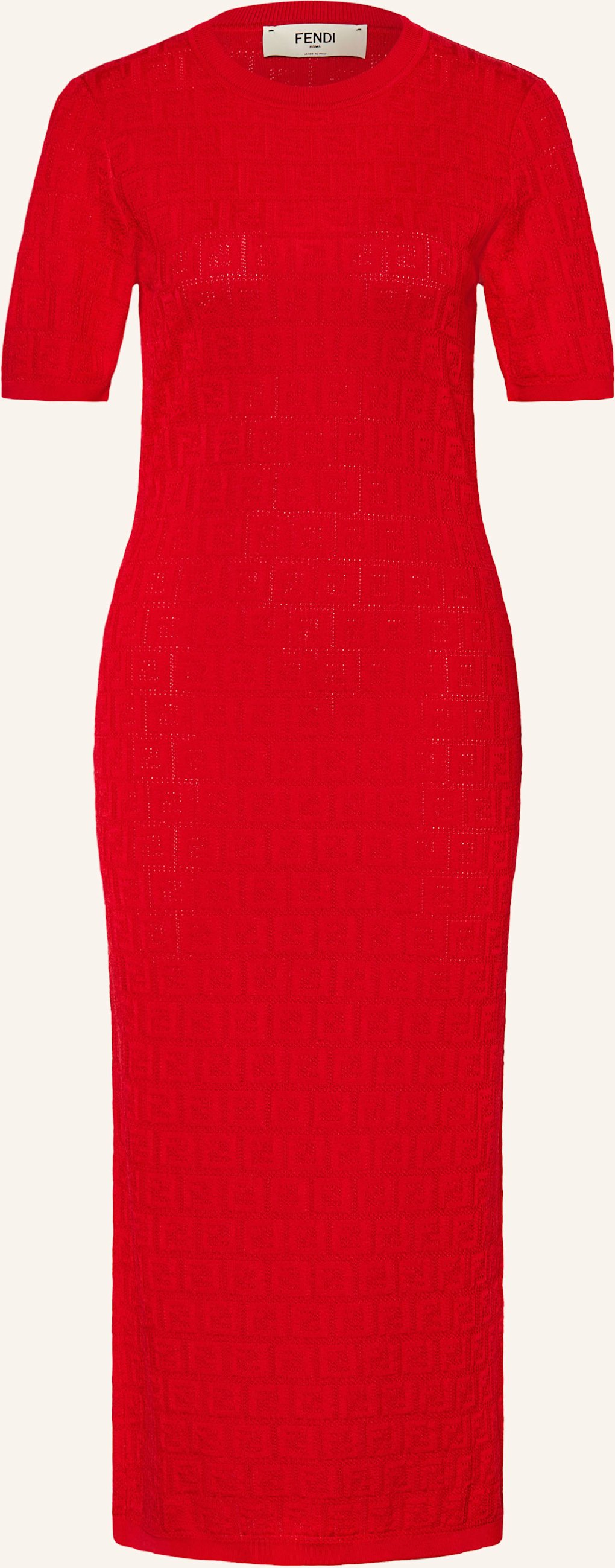 Fendi Strickkleid rot