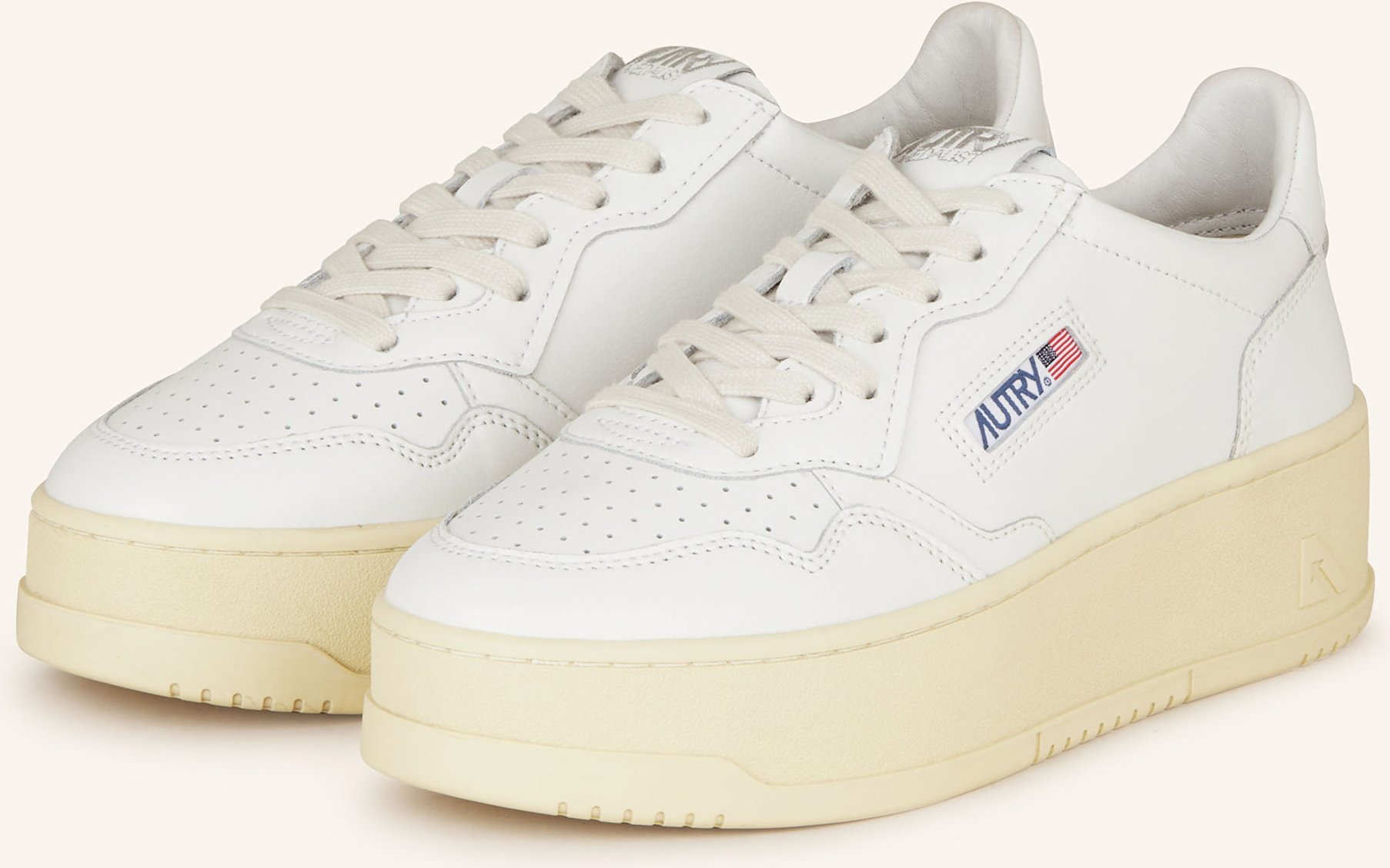Autry Sneaker Platform Low Ll weiss