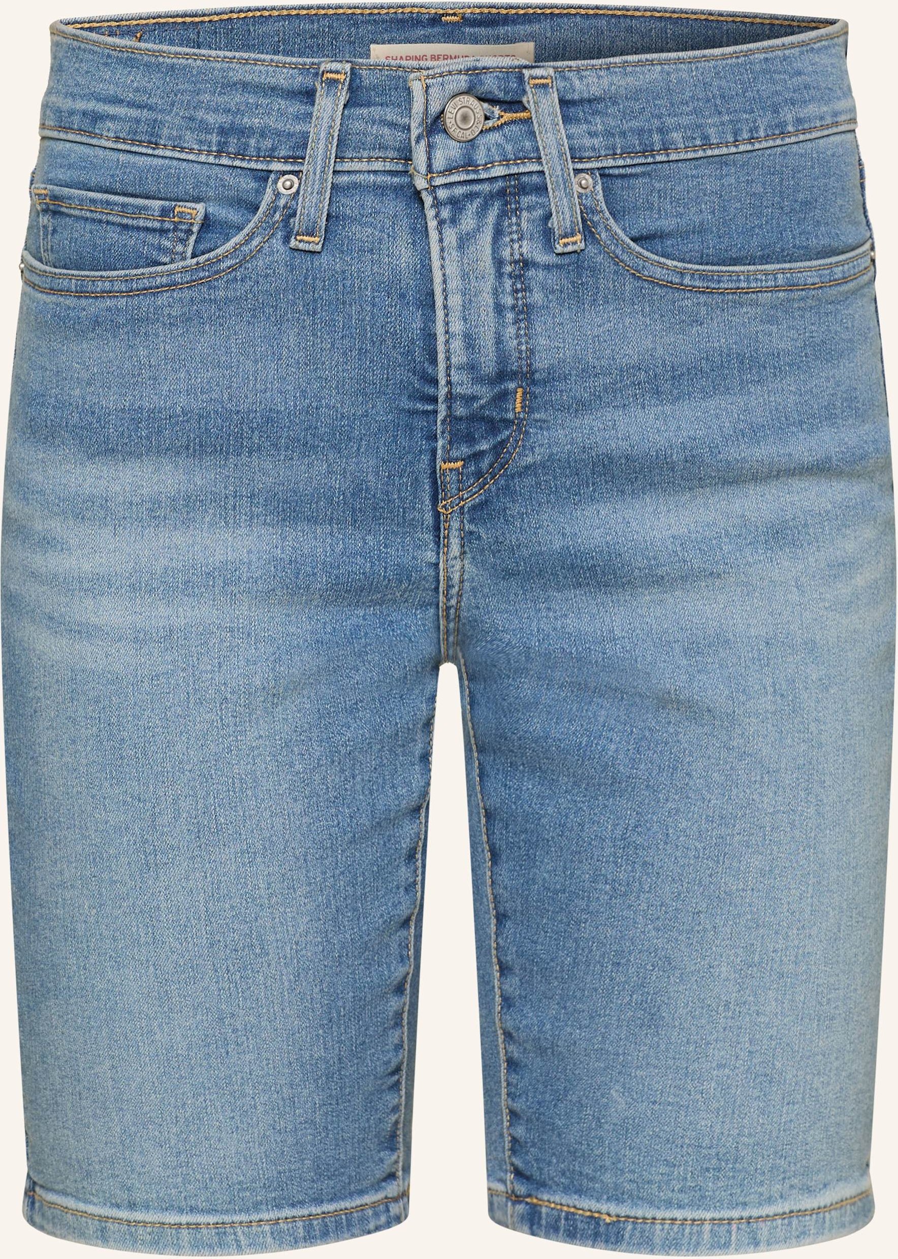 Levi's® Jeansshorts Shaping Bermuda blau