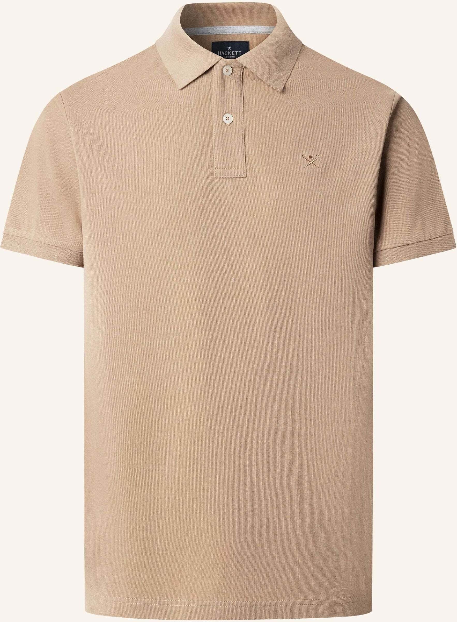 Hackett London Poloshirt Slim Fit Logo beige