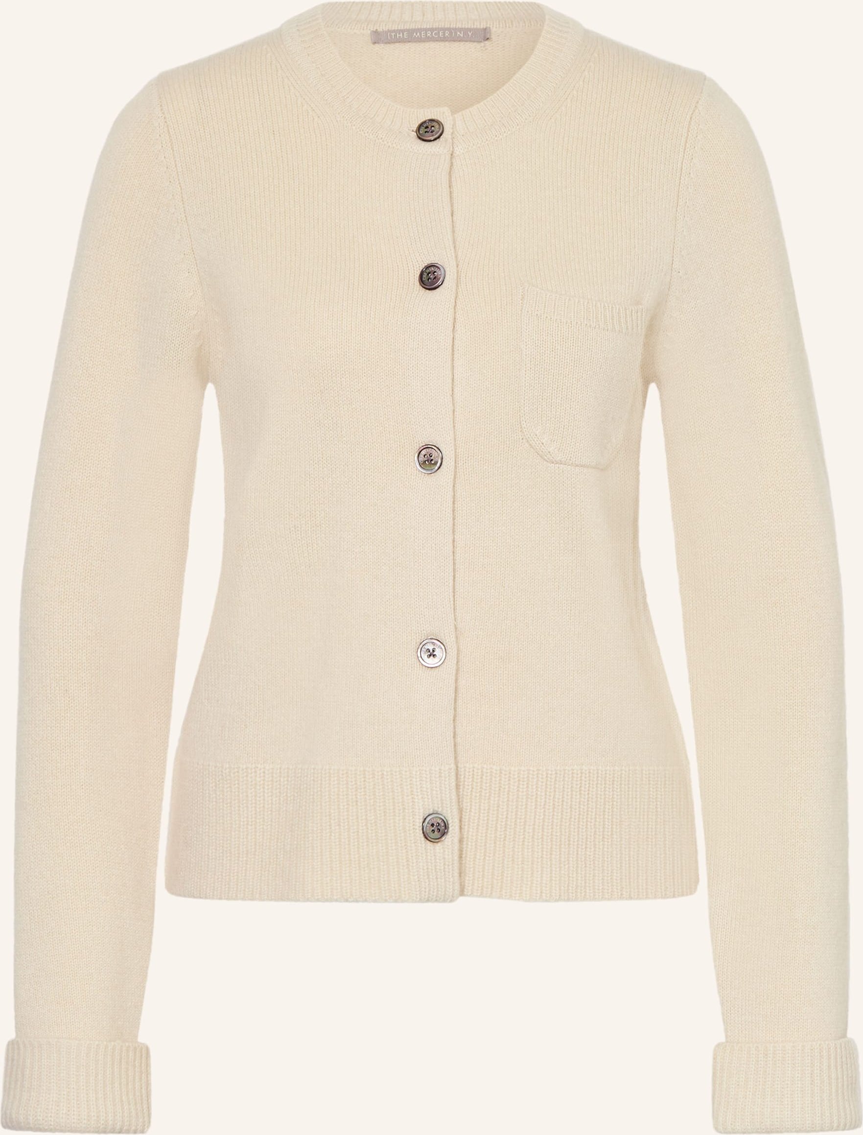 (The Mercer) N.Y. Strickjacke Aus Cashmere beige