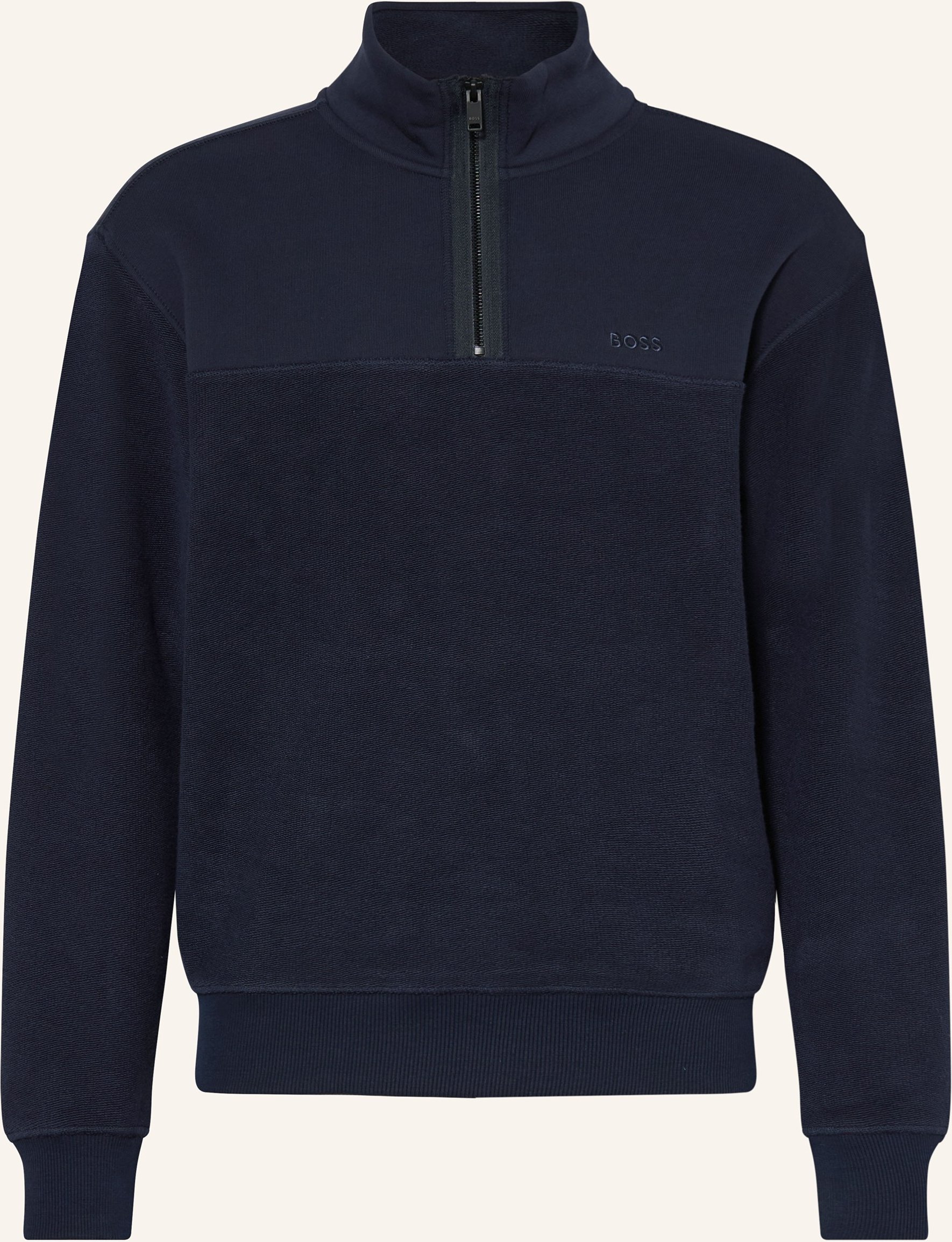 Boss Sweat-Troyer Winterbrush blau