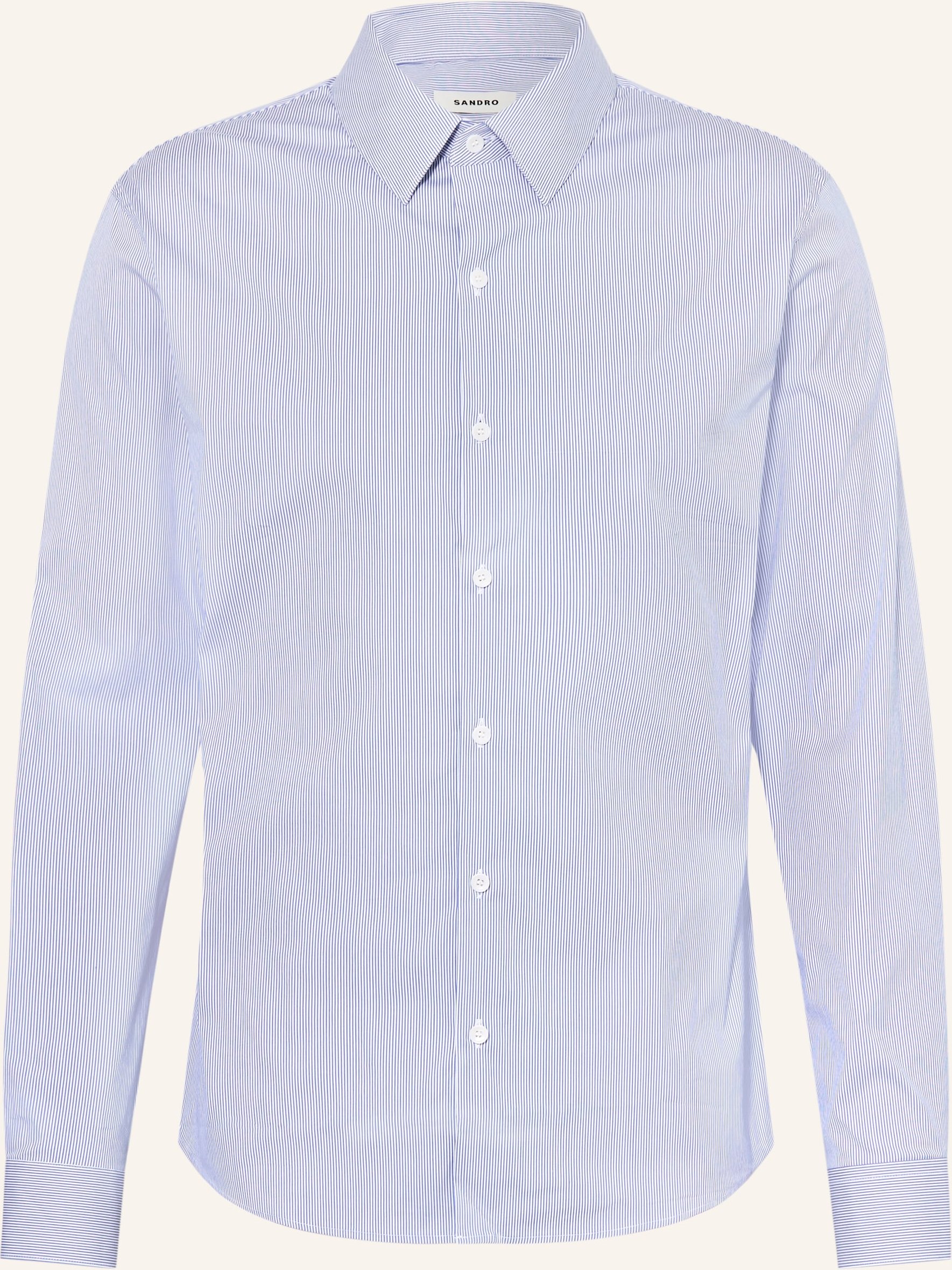 Sandro Hemd Slim Fit blau