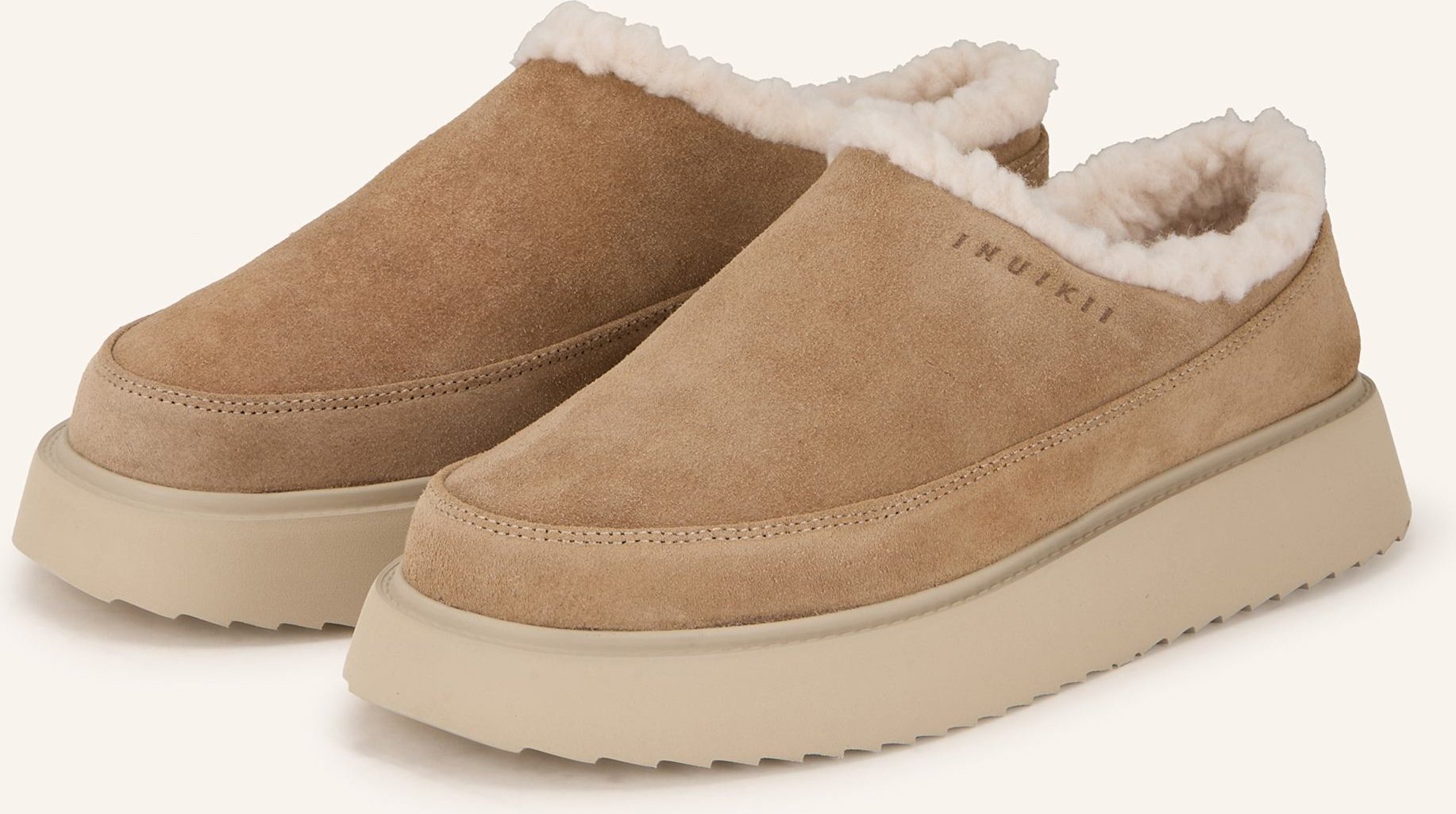 Thumbnail - Inuikii Plateau-Slipper Classic Micro beige