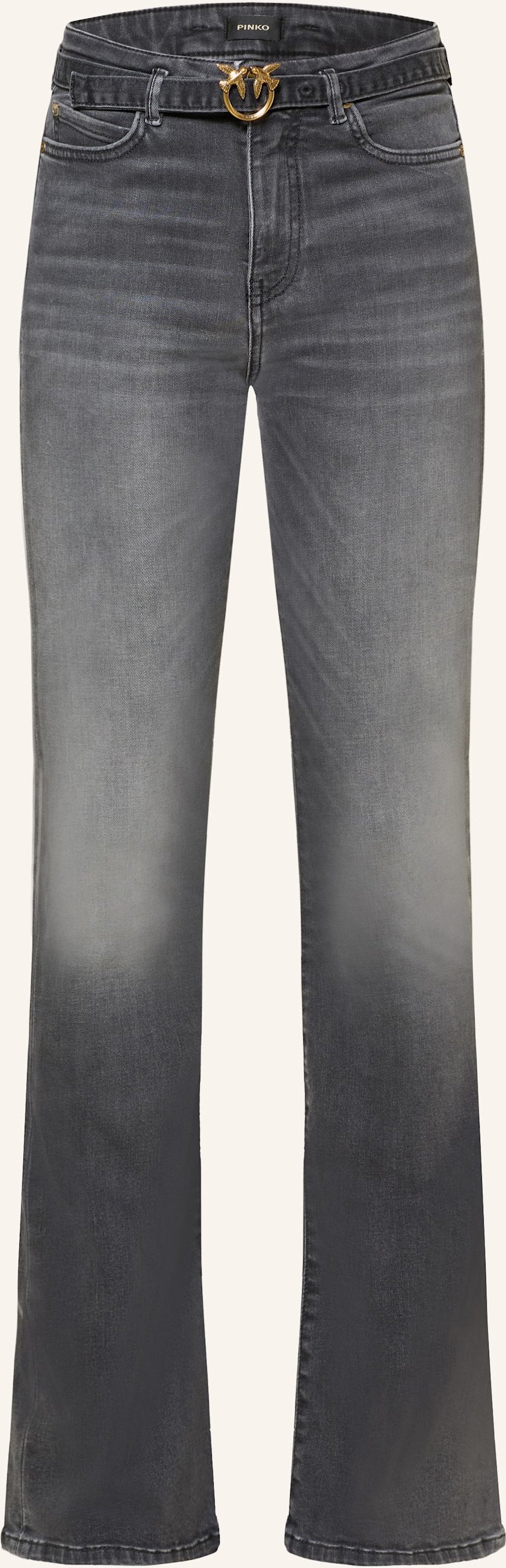 Thumbnail - Pinko Bootcut Jeans Flora blau