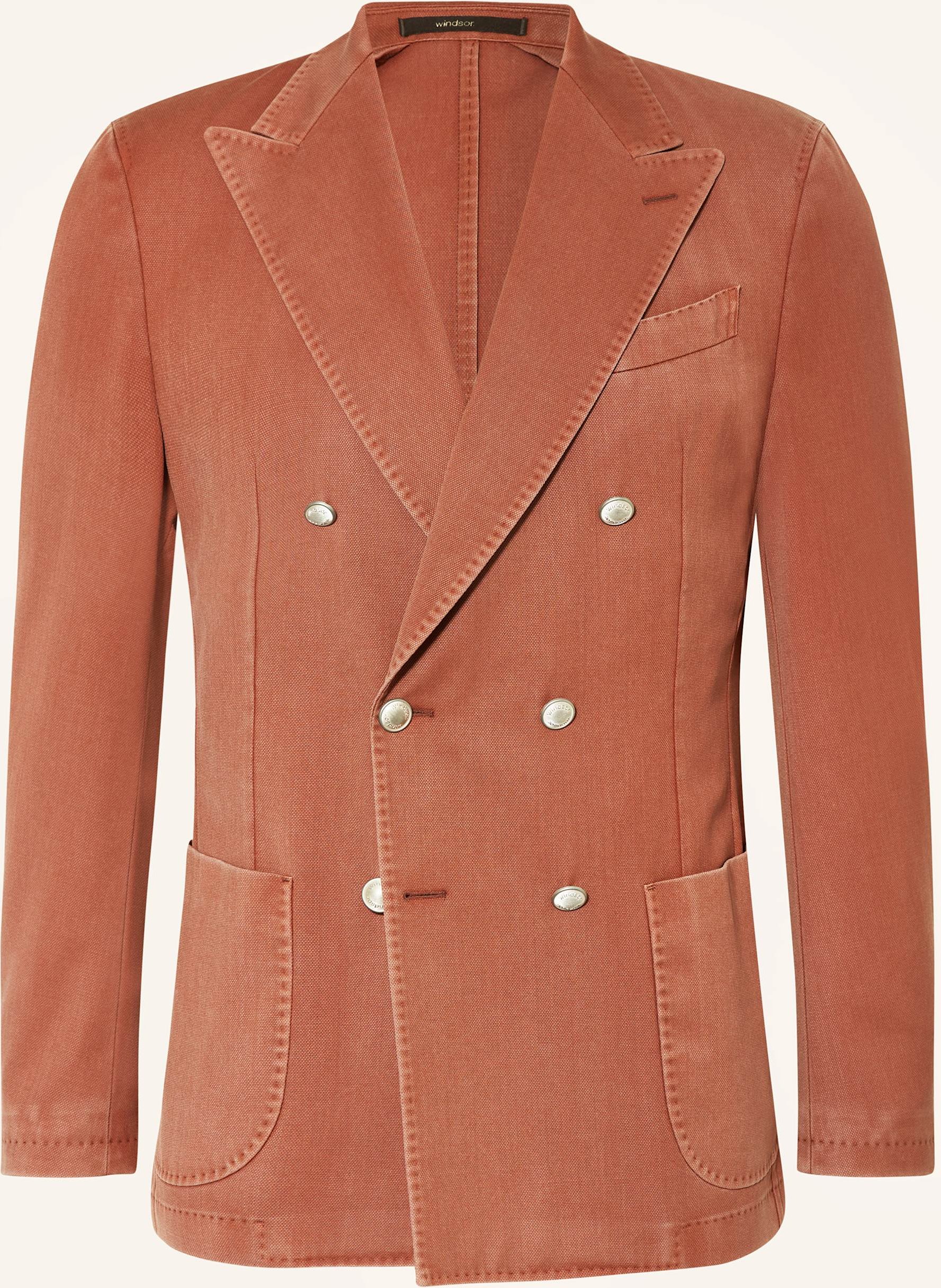 Thumbnail - Windsor. Sakko Salio Shaped Fit orange