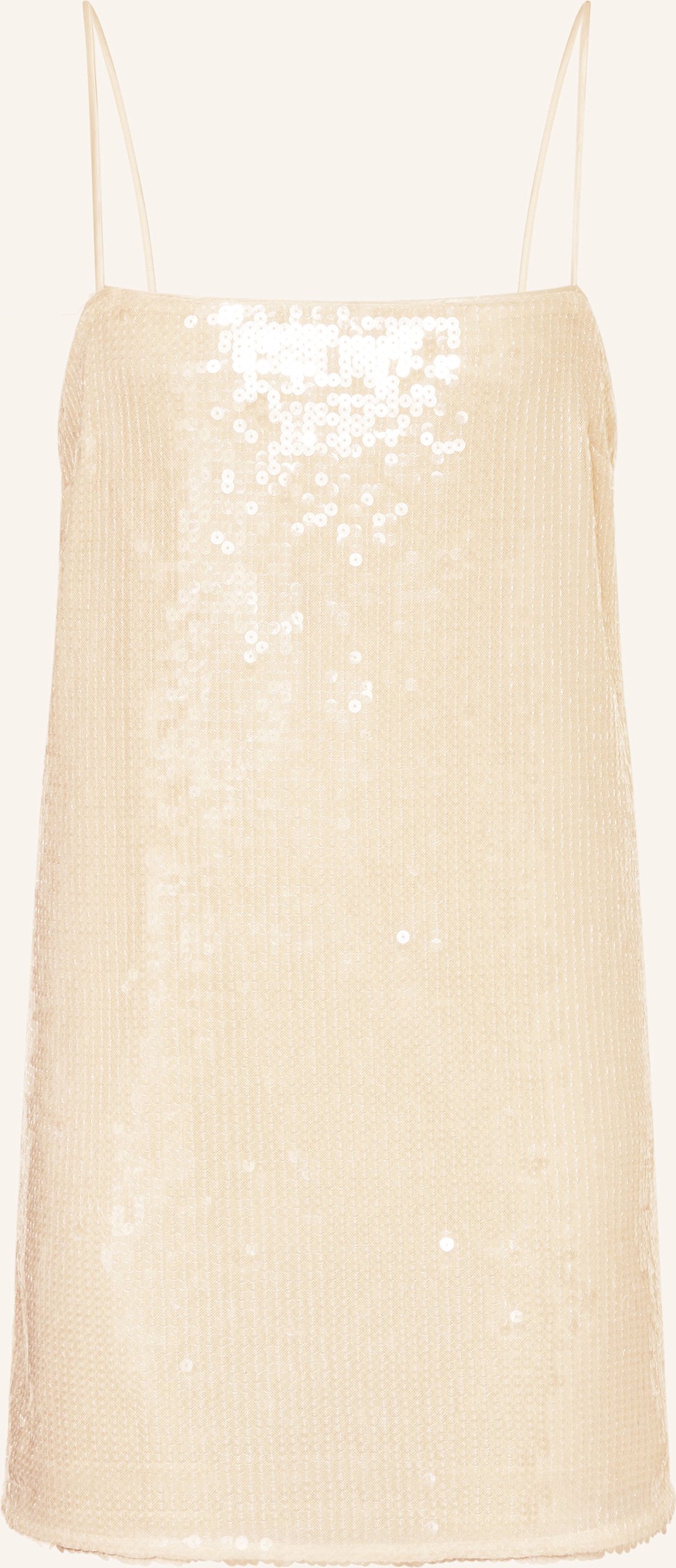 Rotate Cocktailkleid Sequin Mit Pailletten weiss