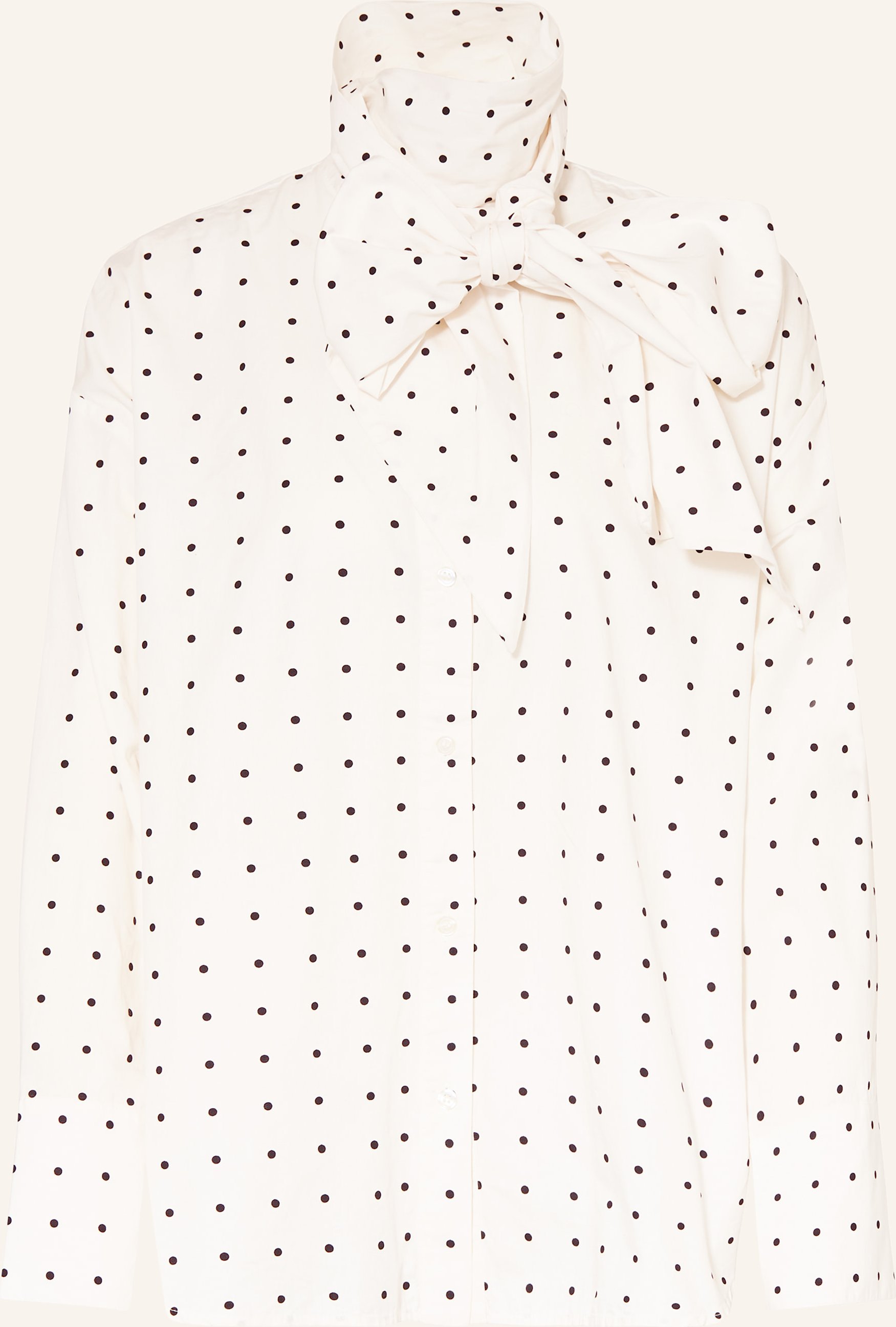 Essentiel Antwerp Oversized-Schluppenbluse Imoverit weiss