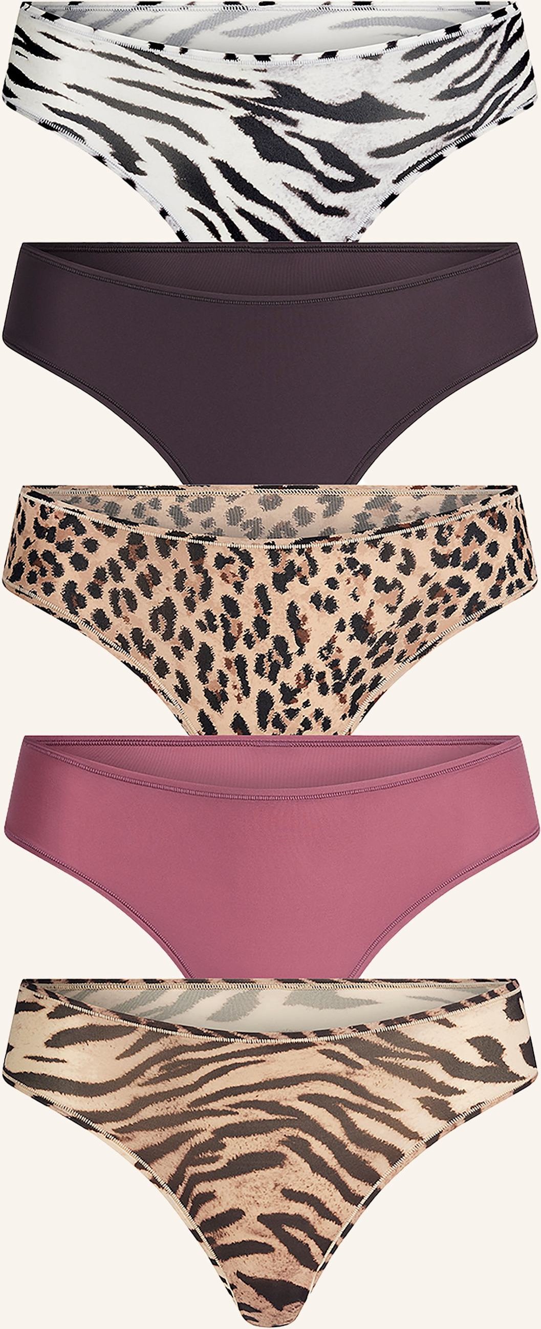 Skims 5er-Pack Strings braun