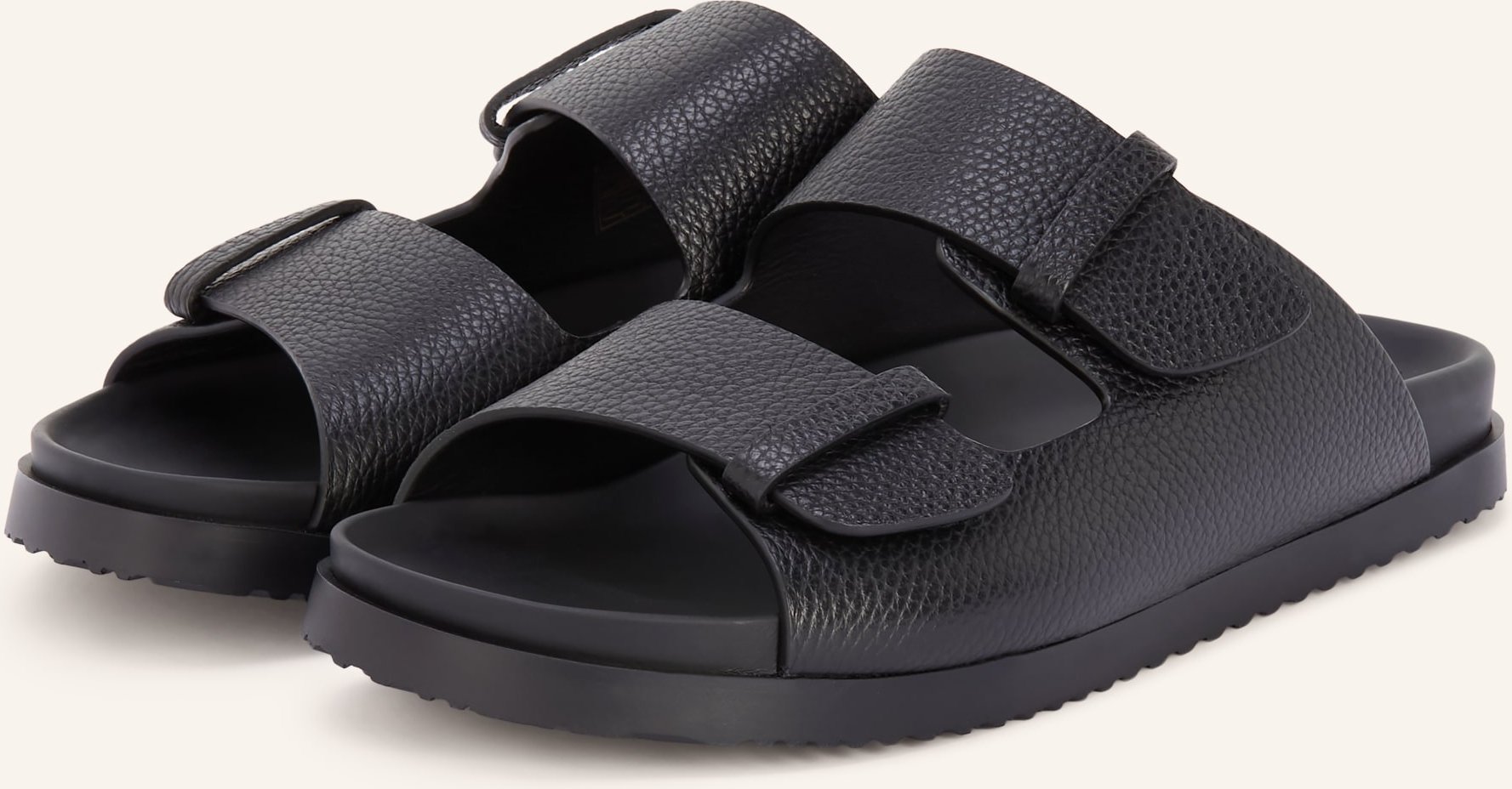 Doucal's Pantoletten schwarz