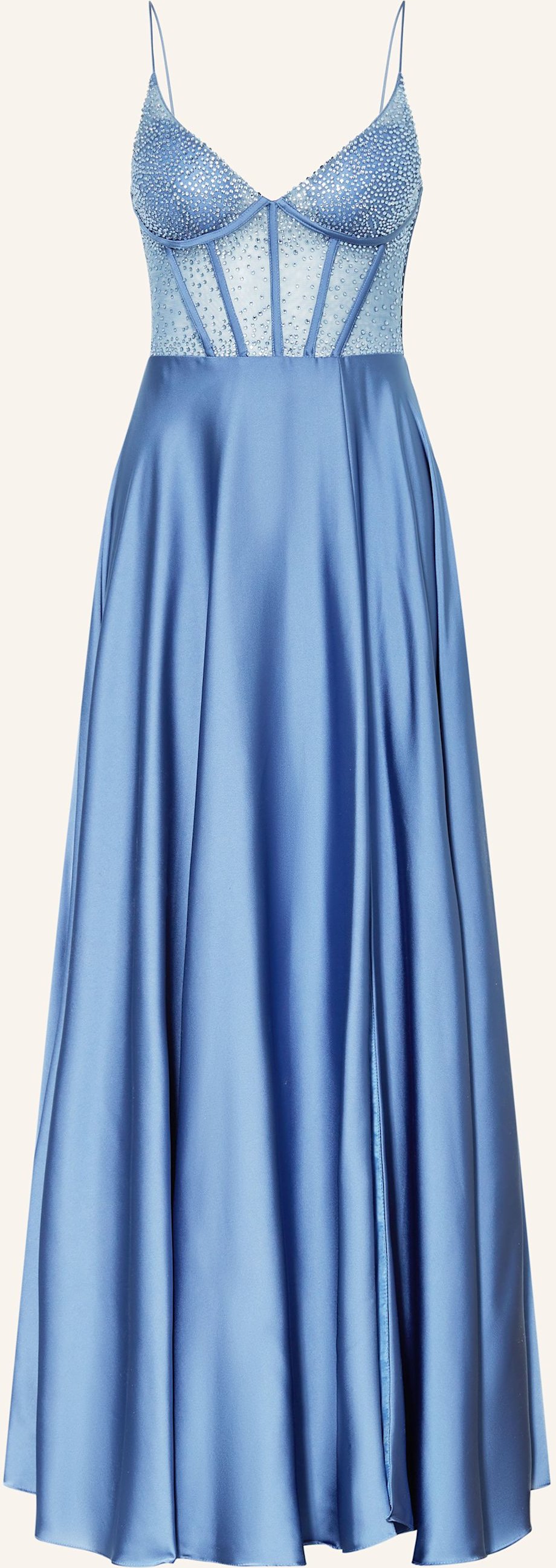 Thumbnail - Hey Kyla Abendkleid Mit Schmucksteinen blau