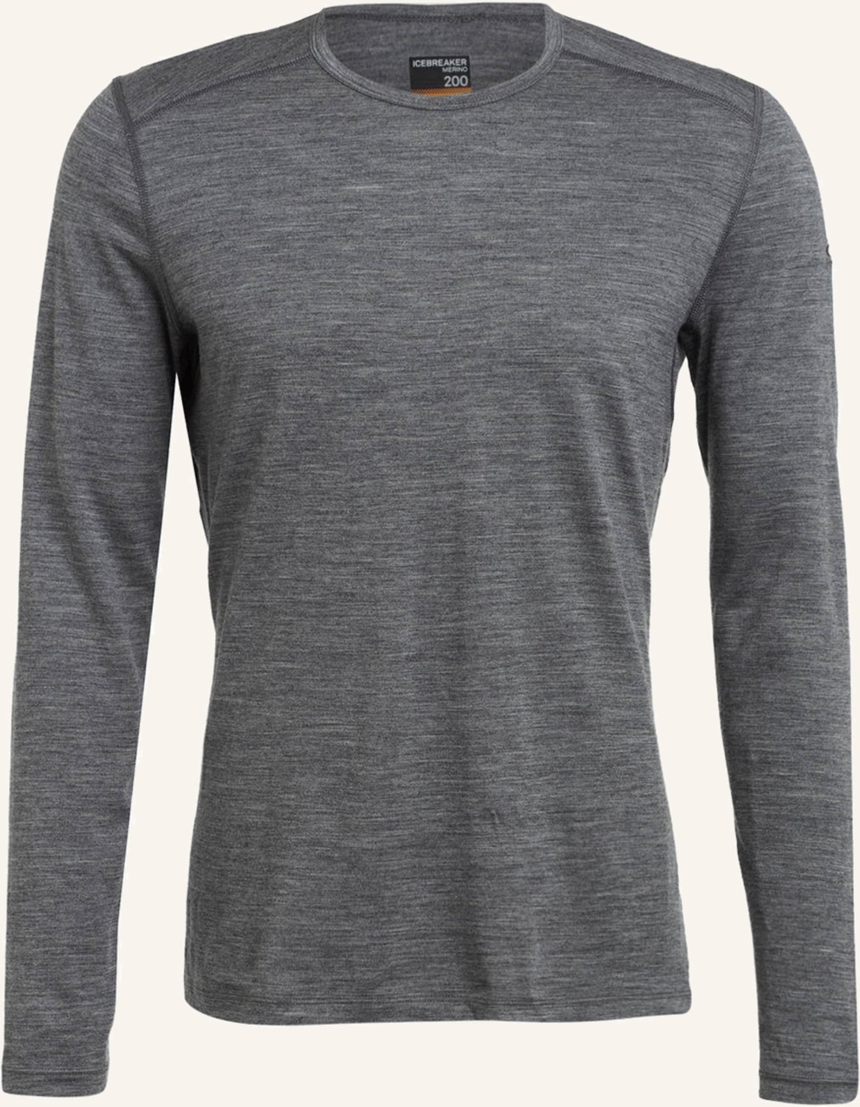 Icebreaker Funktionswäsche-Shirt 200 Oasis Aus Merinowolle grau