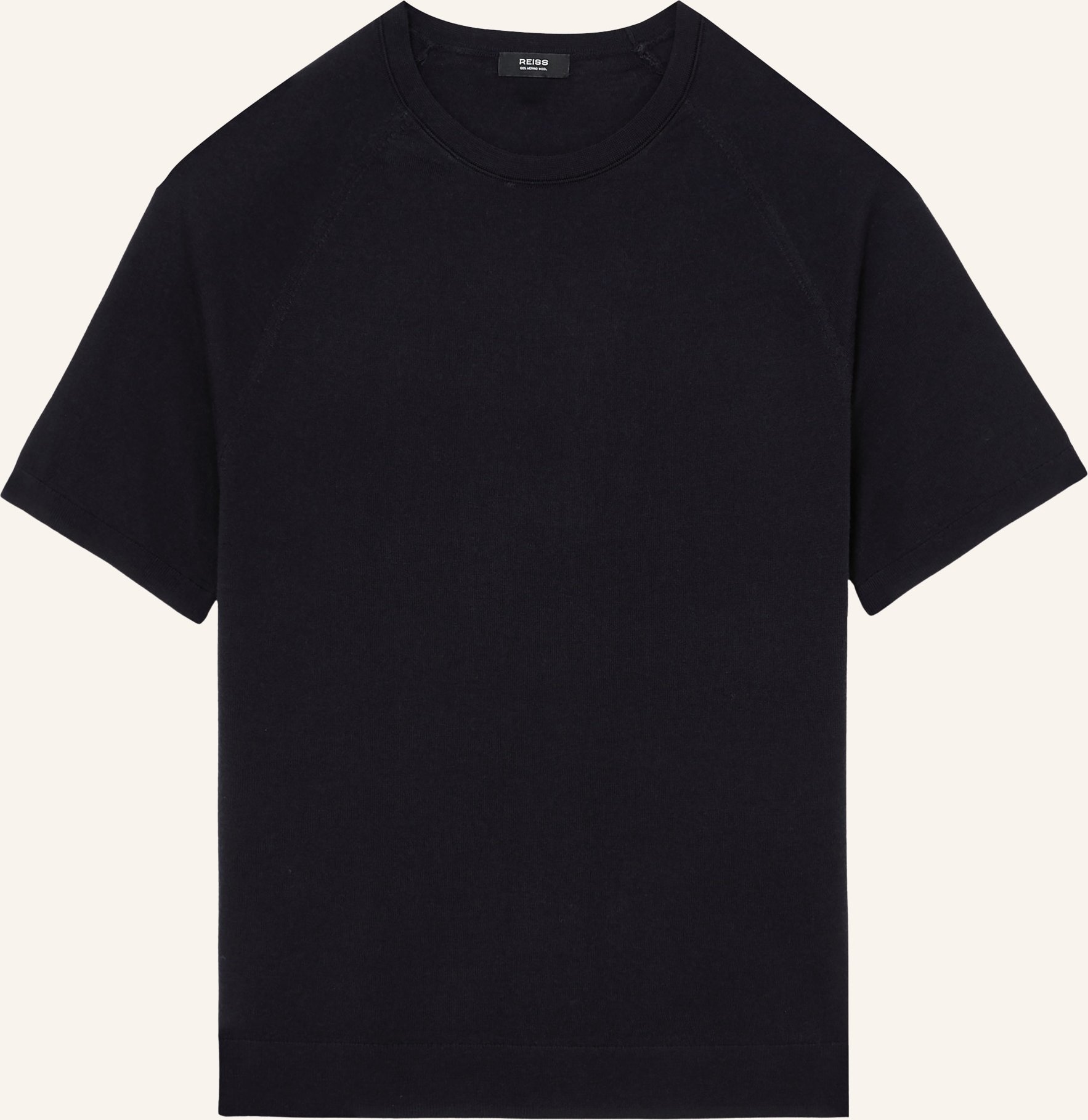 Reiss Strickshirt Brook blau